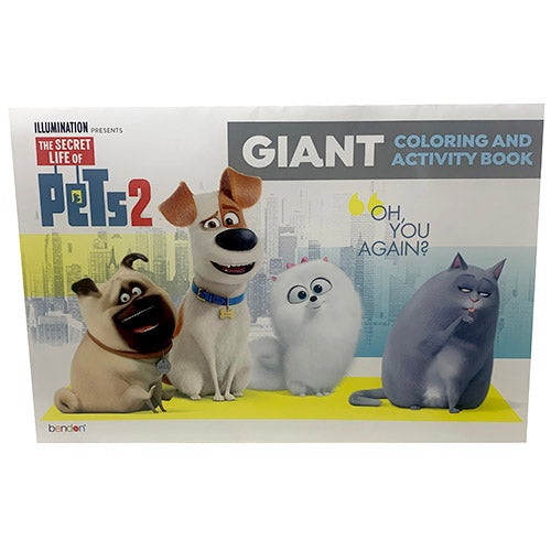 GIANT COLR/ACTVTY BOOK-LIFE OF PETS
