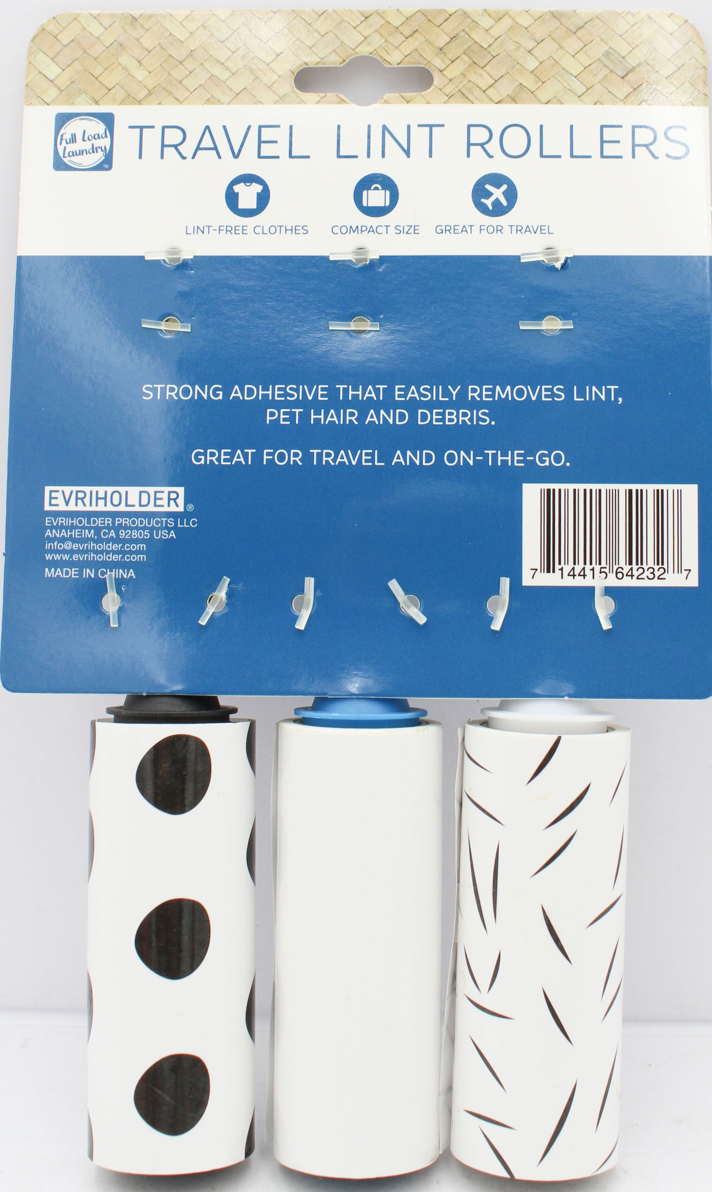 3PK TRAVEL LINT ROLLERS NI