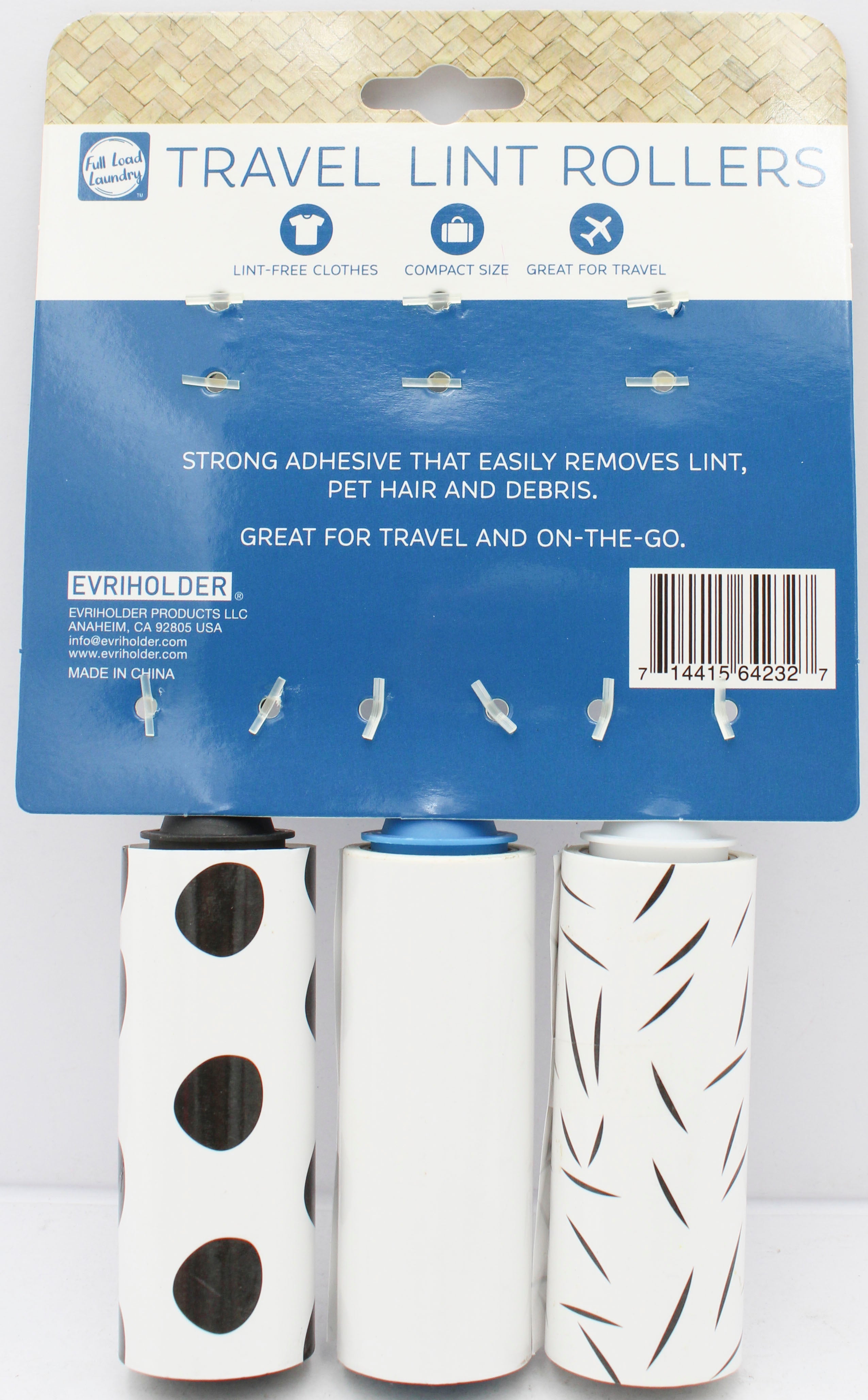 3PK TRAVEL LINT ROLLERS NI