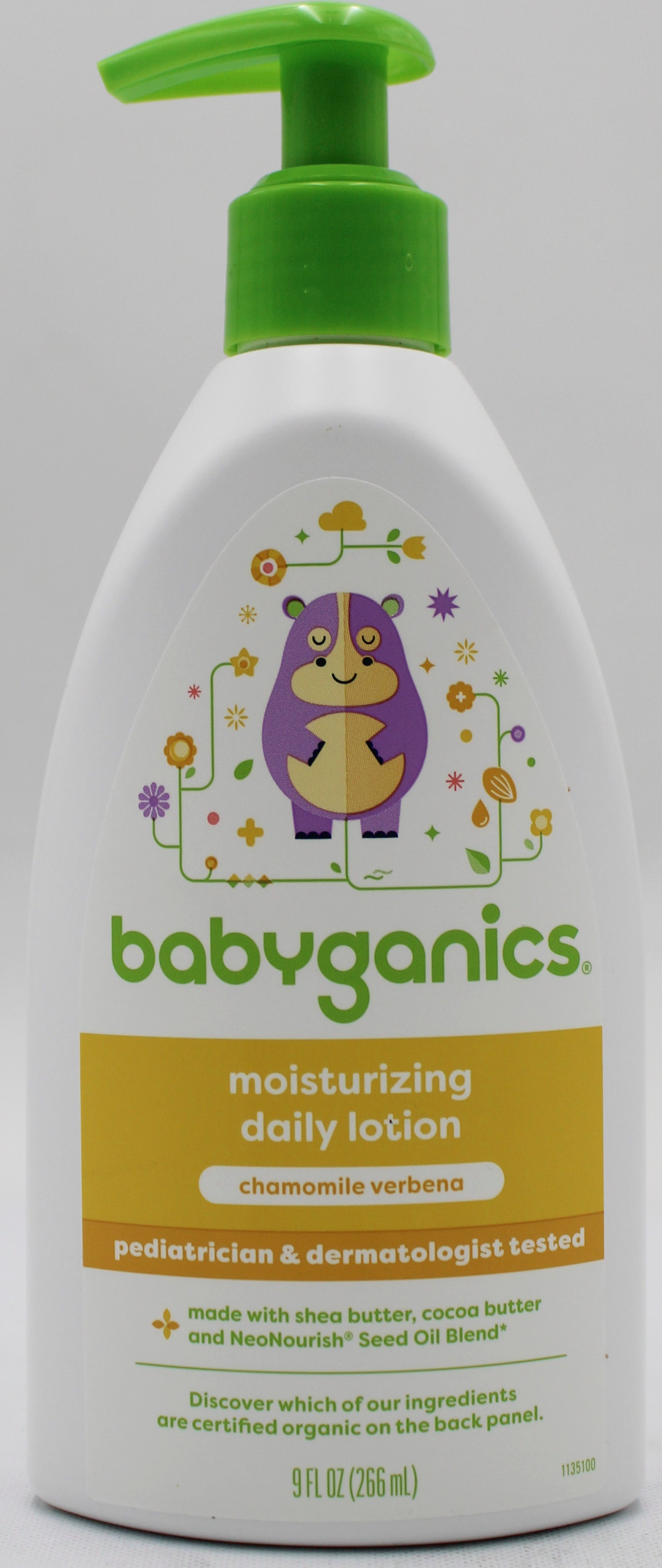 BABYGANICS DAILY LOTION CHAMOMILE VERBENA 9oz US