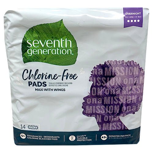7TH GEN MAXI PADS 14CT-OVERNIGHT