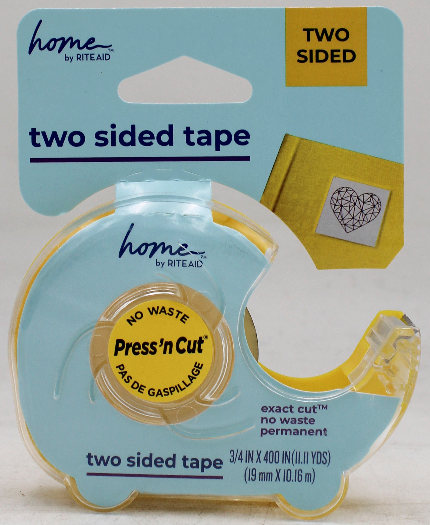 RITE AID 2-SIDED TAPE 3/4 X 400"