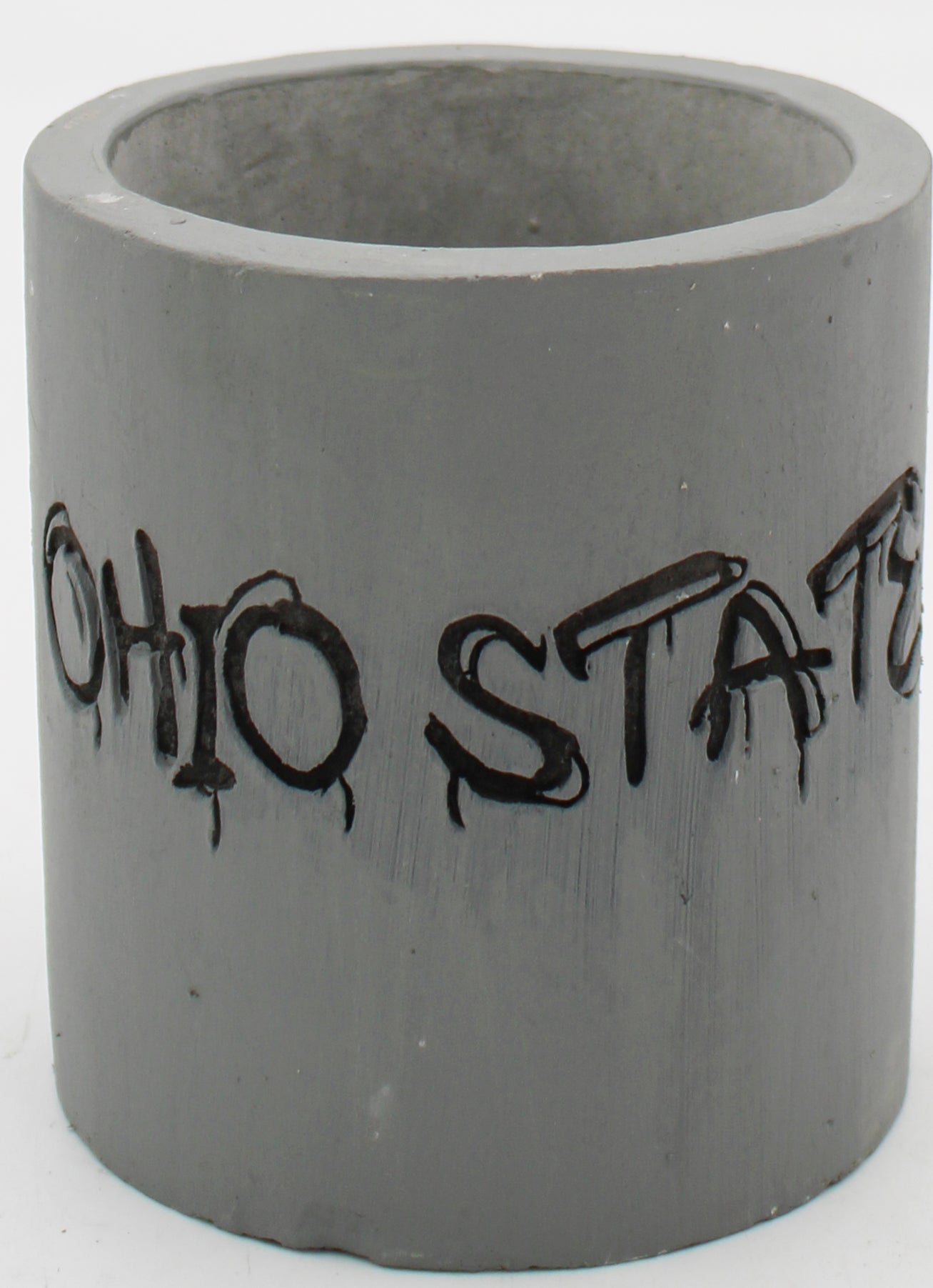 OFFICIALLY LICENCED OHIO STATE BUCKEYES CEMENT PLANTER -4IN -EMPTY