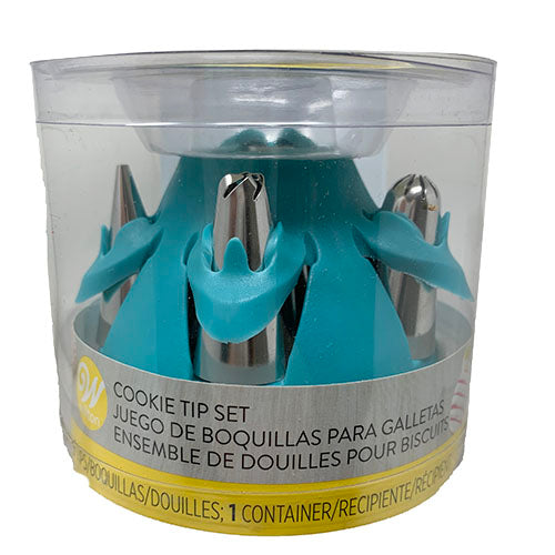 WILTON COOKIE DECO TIPS 6PC SET