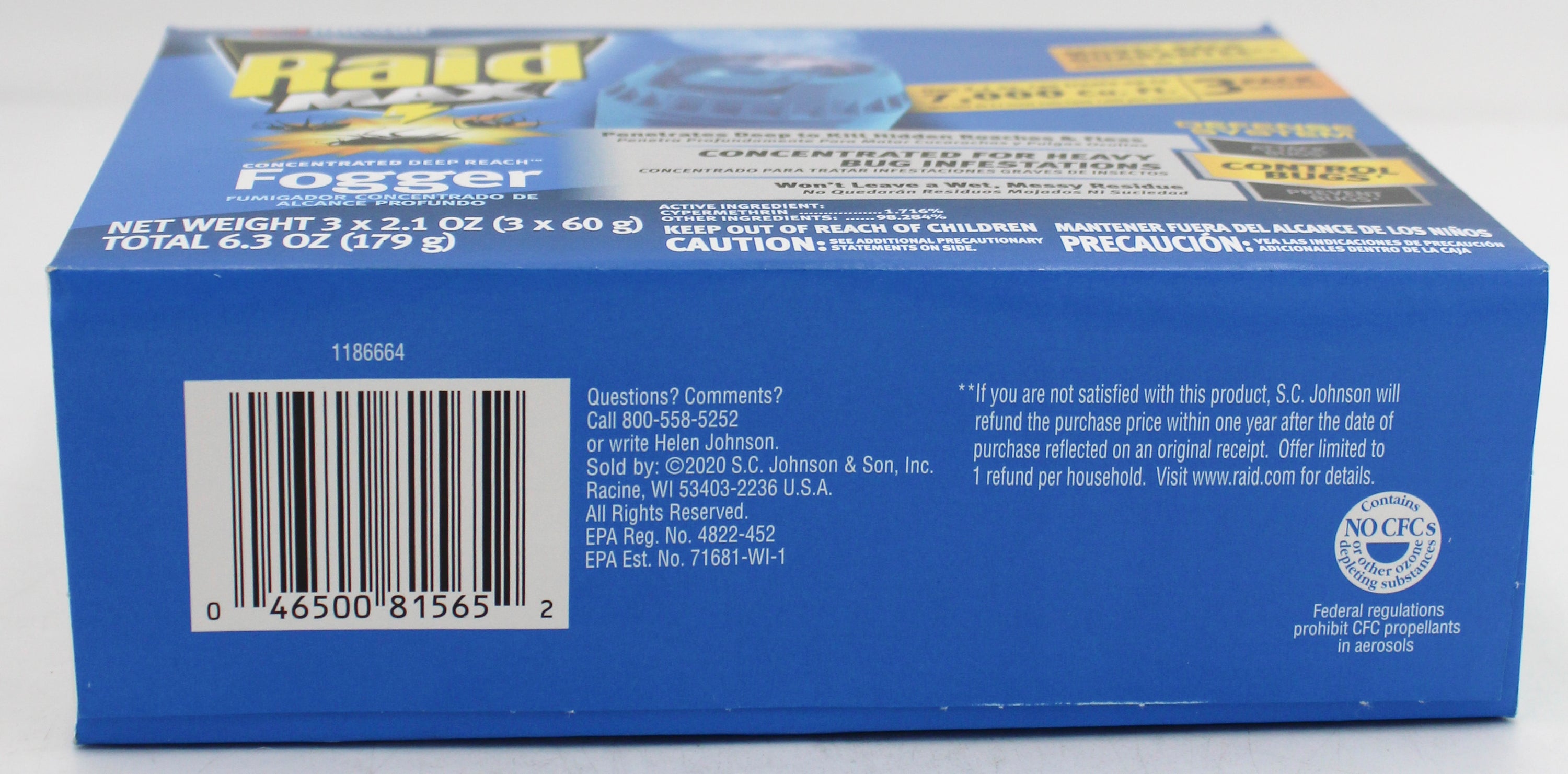 SP RAID MAX CONCENTRATED DEEP REACH FOGGER 3CT 2.1oz