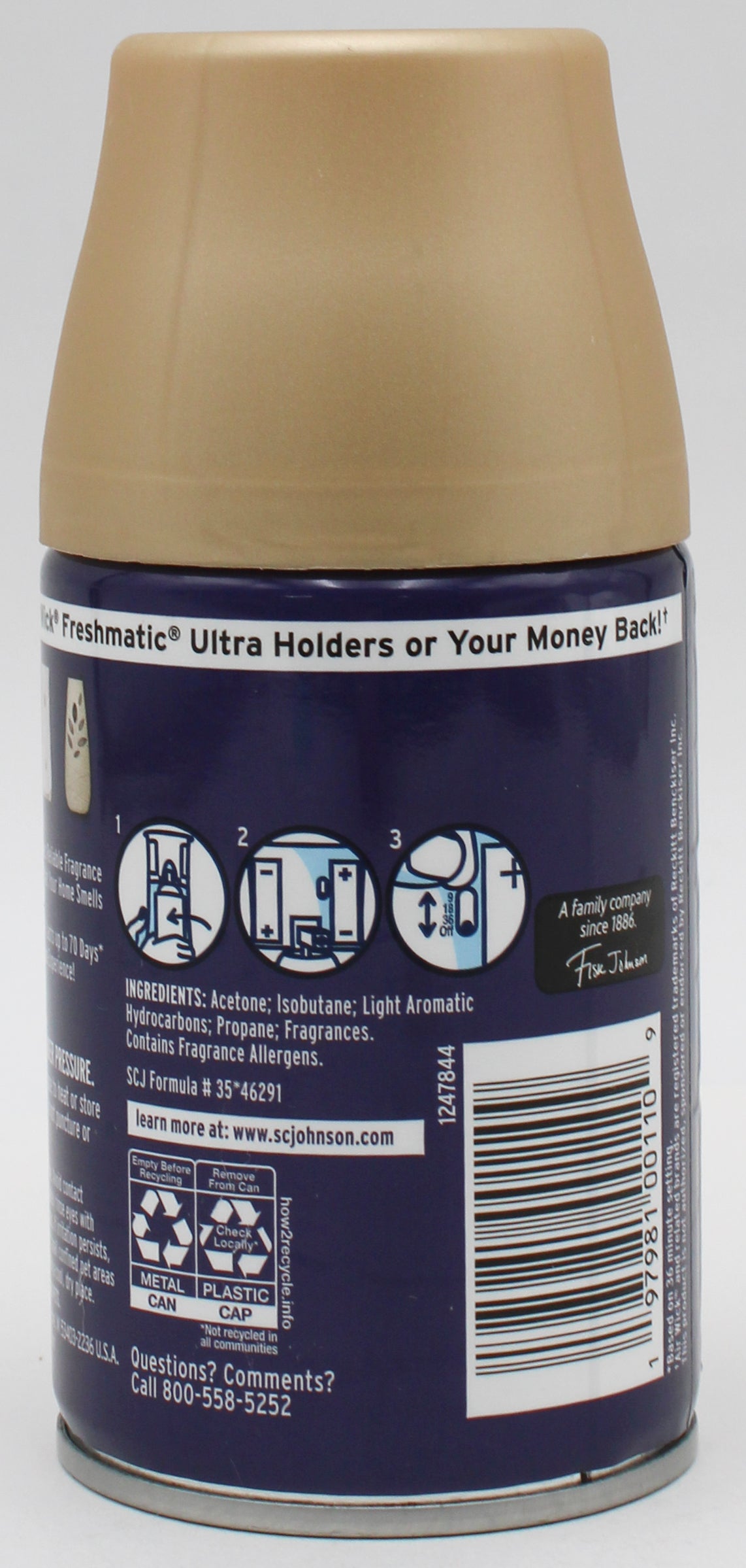 GLADE AUTOMATIC SPRAY REFILL EMBERS & SANDALWOOD 6.2oz. US