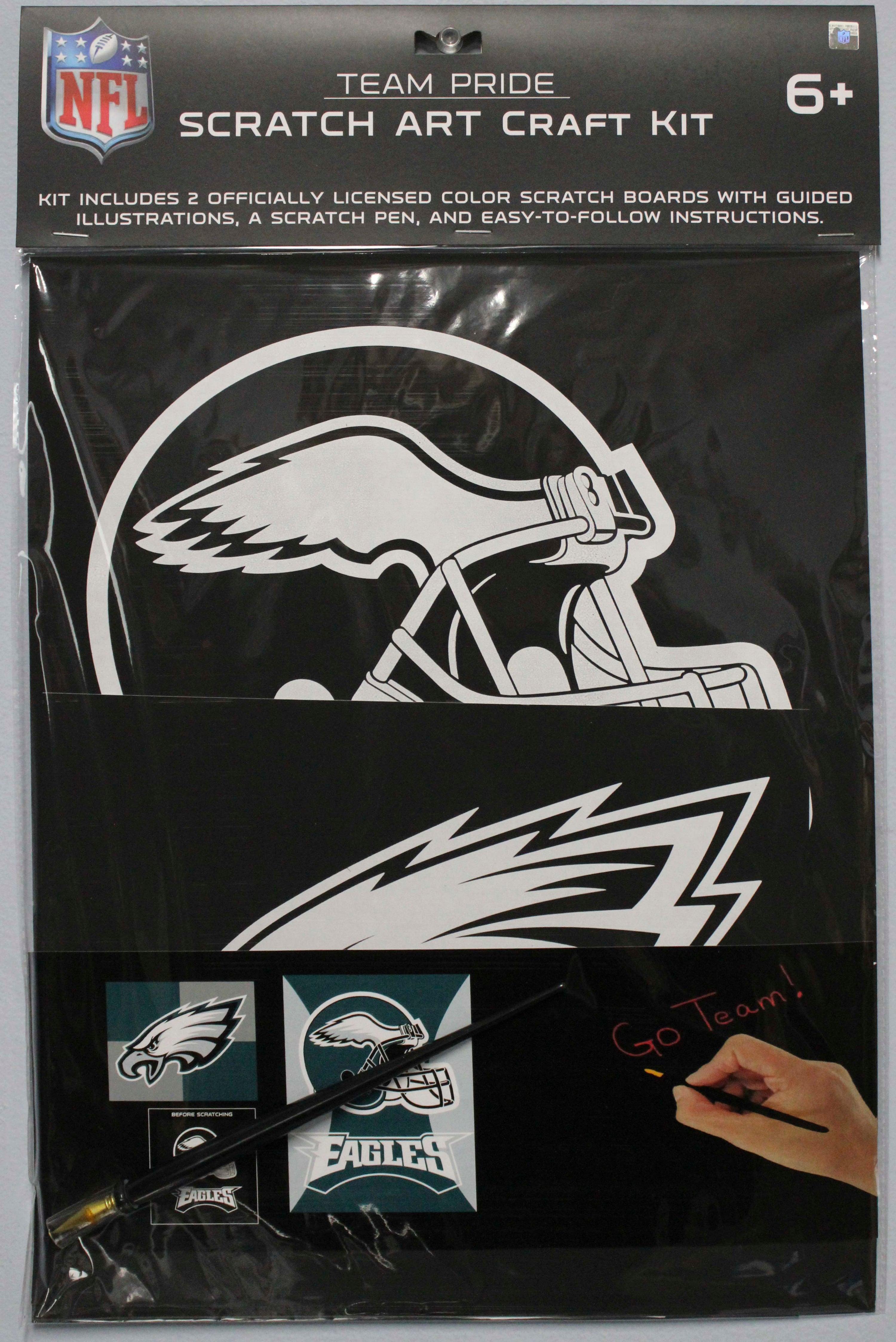 PHILADELPHIA EAGLES SCRATCH ART CRAFT KIT