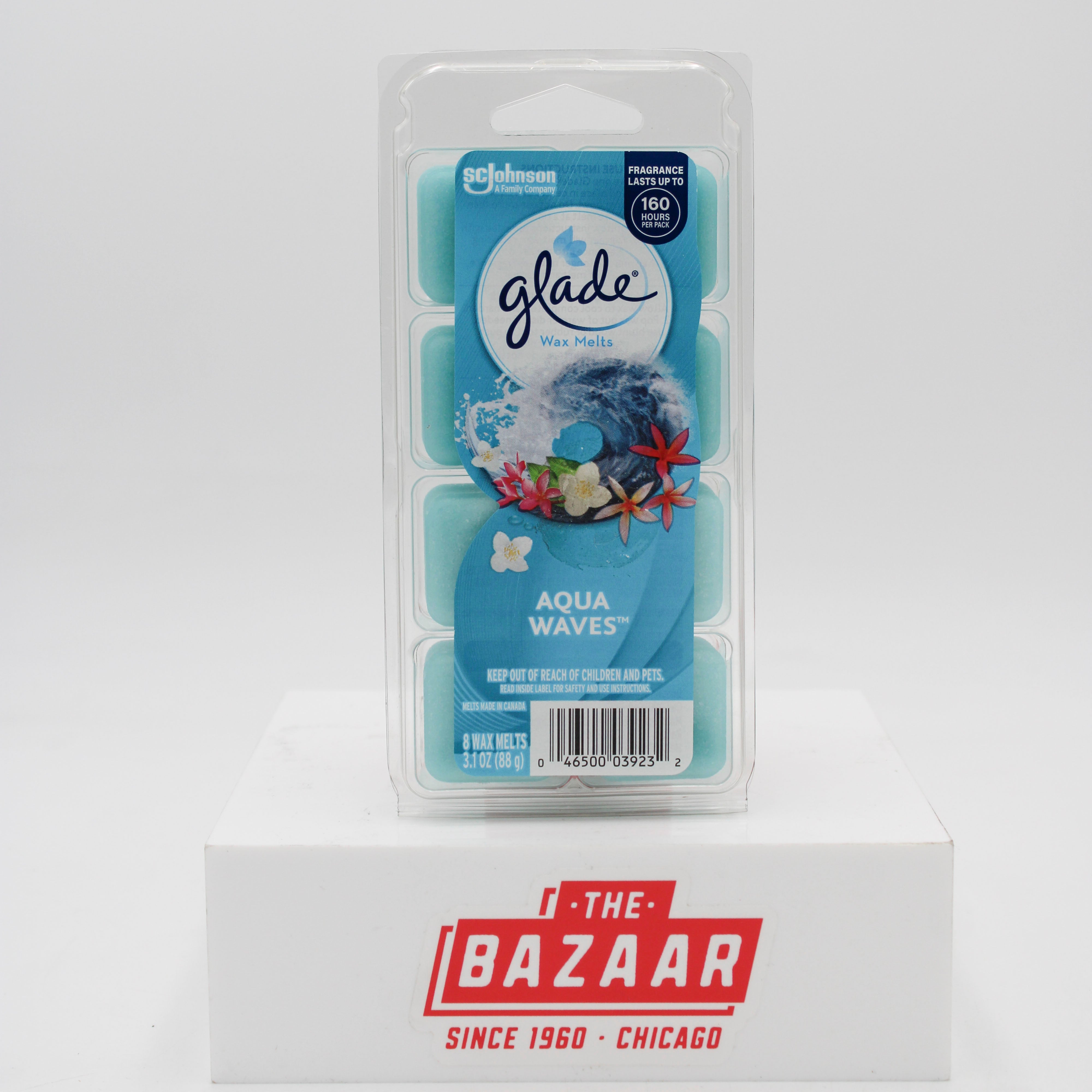 SP GLADE WAX MELTS 8CT 3.1oz AQUA WAVES