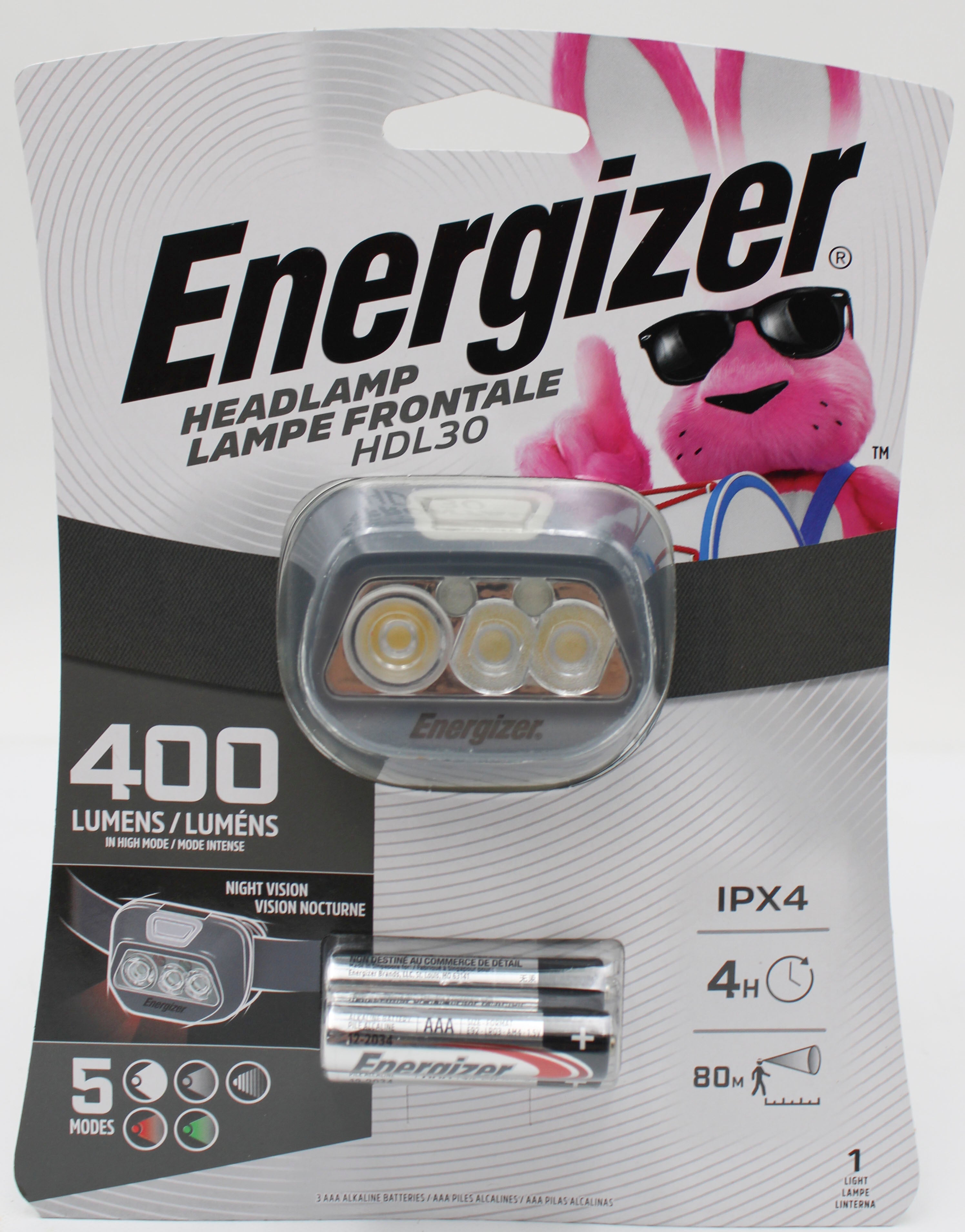 ENERGIZER MULTI COLOR LED HEADLAMP 400 LUMEN