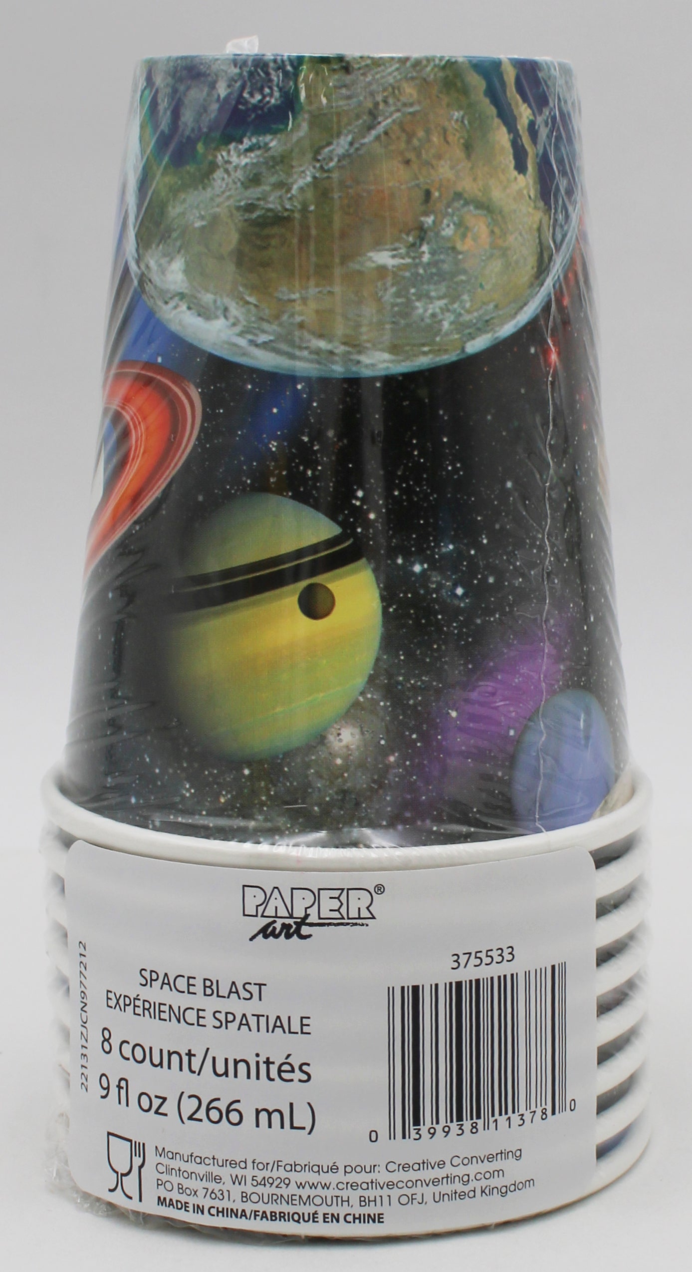 9oz. CUP 8CT SPACE BLAST