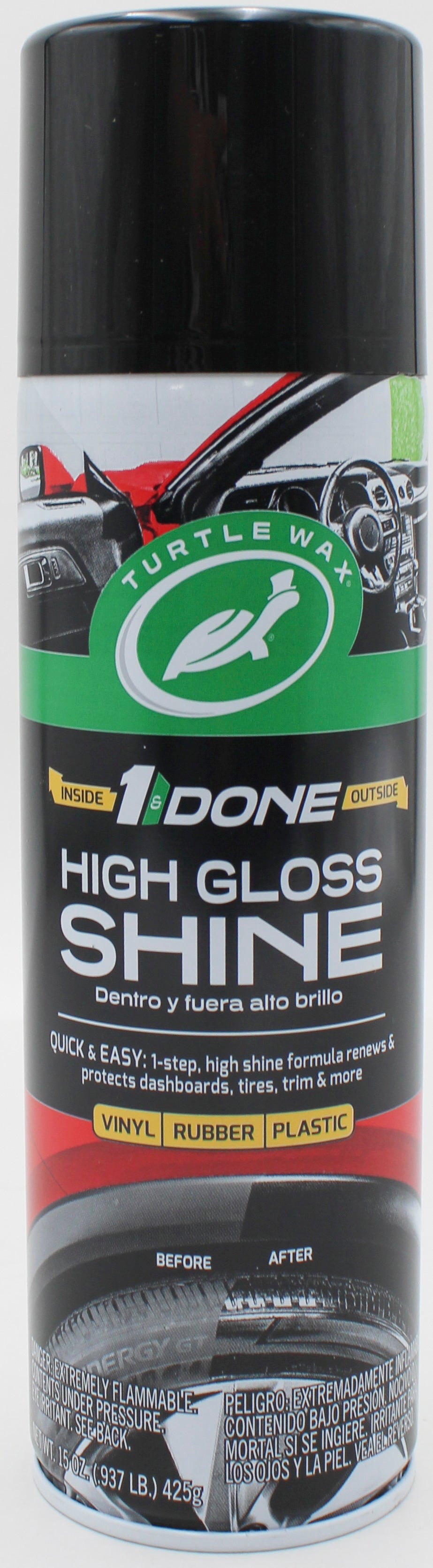 SP TURTLE WAX HIGH GLOSS SHINE 15oz INSIDE & OUTSIDE
