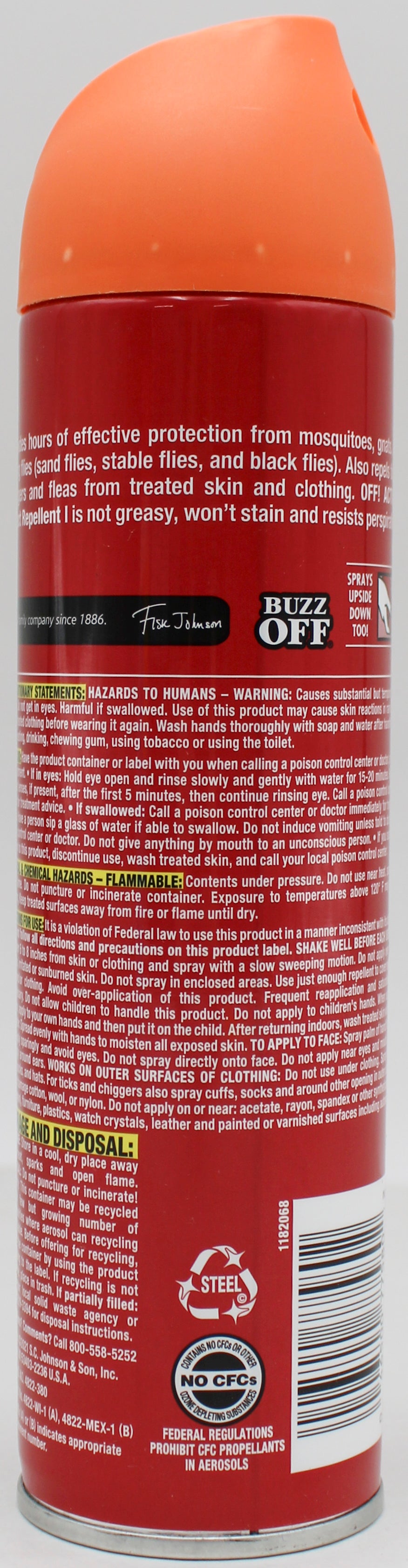 SP OFF ACTIVE INSECT REPELLENT SWEAT RESISTANT 7.5OZ