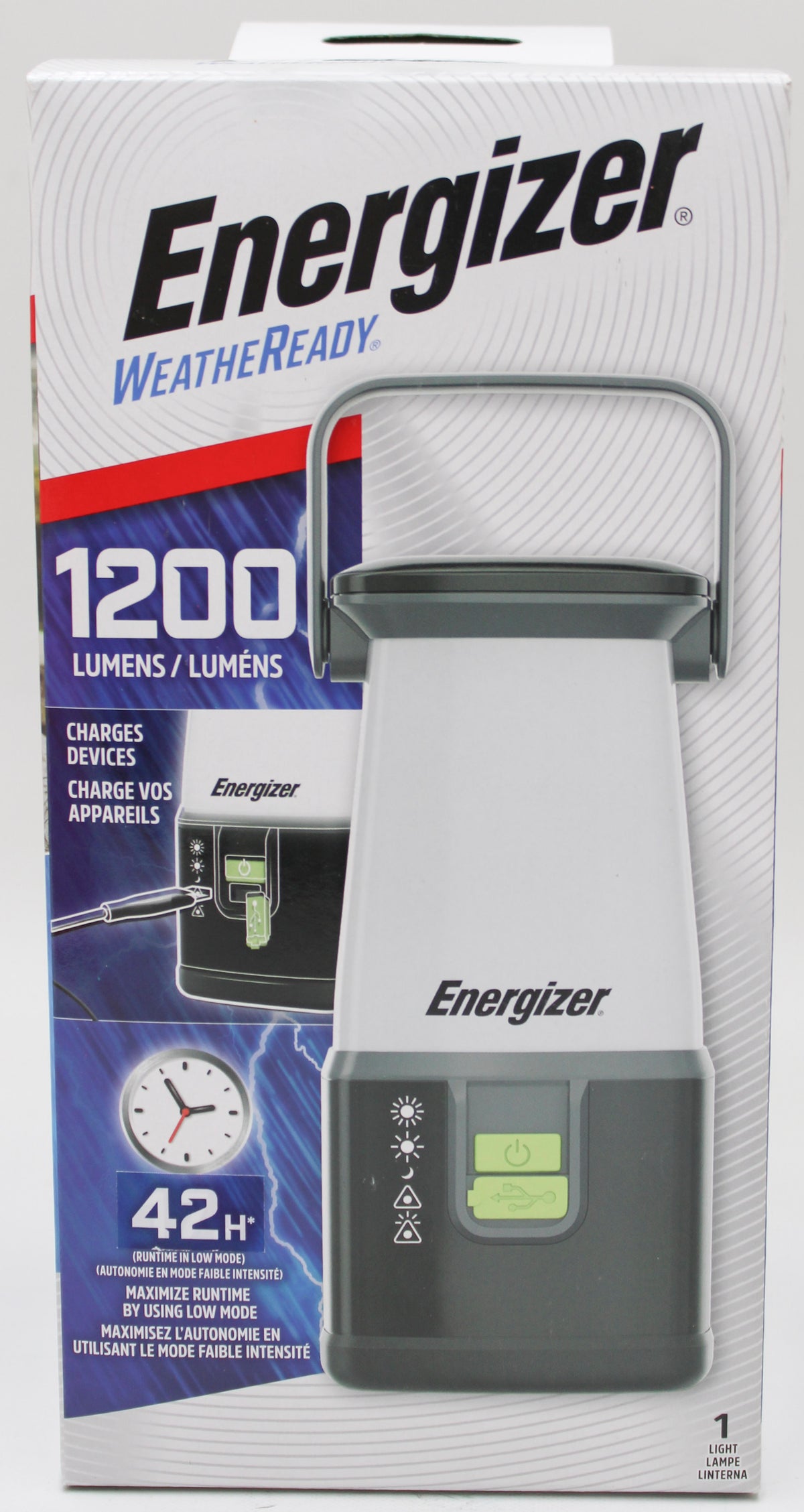 ENERGIZER WEATHER READY LED EMERGENCY LANTERN 1200 LUMENS