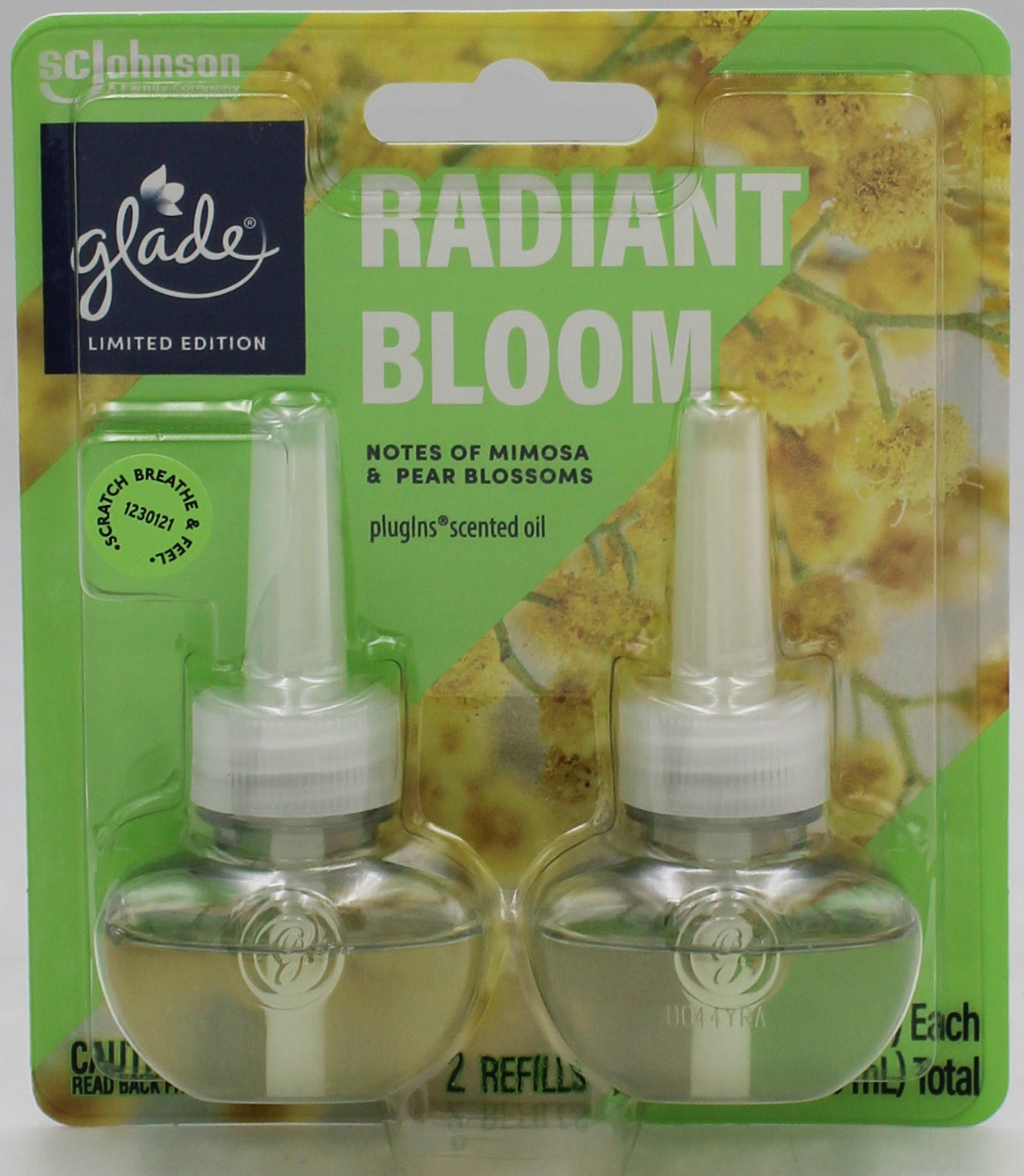 GLADE PLUGINS SCENTED OIL RADIANT BLOOM 2ct 0.67floz US