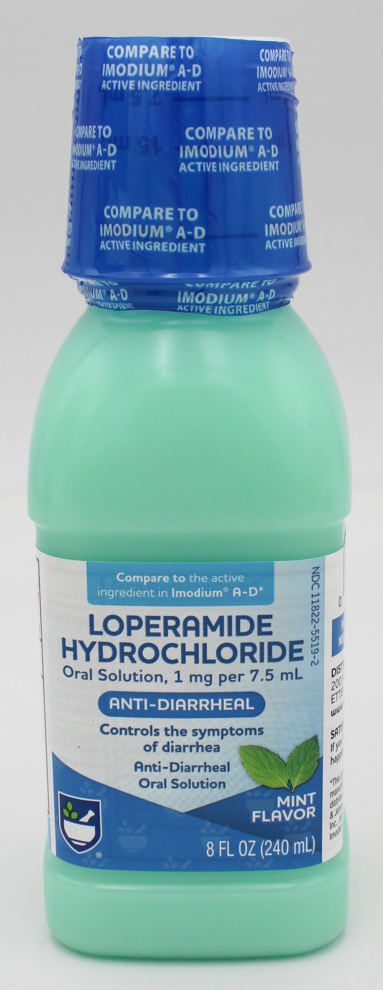 RITE AID ANTI-DIARRHEAL LOPERAMIDE HYDROCHLORIDE MINT 8oz EXP 1/31/2027 COMPARES TO Imodium