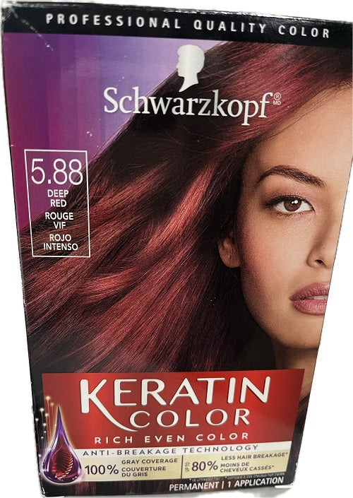 SP SCHWARZKOPF KERATIN COLOR 5.88 DEEP RED