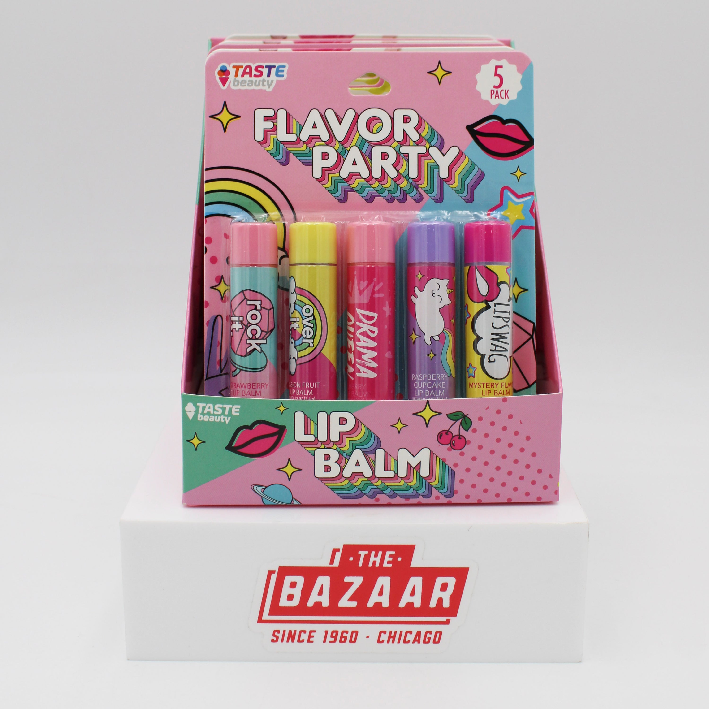 TASTE SQUAD ASSORTED LIP BALM 5ct NI