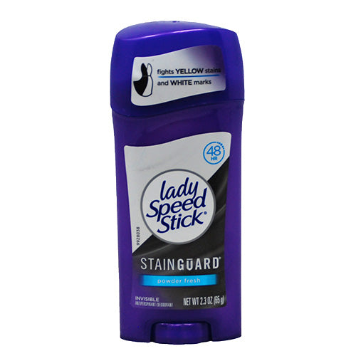 LADY SPEED STICK STAINGUARD 2.3oz-POWDER FRESH EXP 5/23 NI