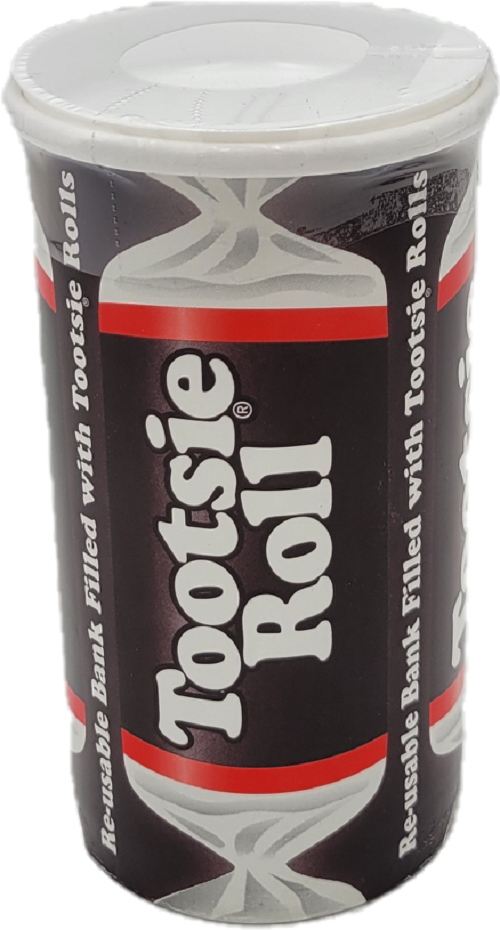 TOOTSIE ROLL BANK 3.5OZ/24   BB 7/24/25