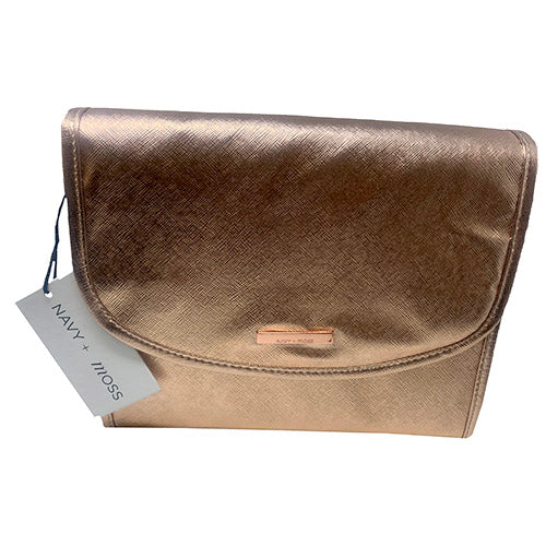 Make Up Valet Bag Rose Gold | Wholesale Cosmetic Pouch