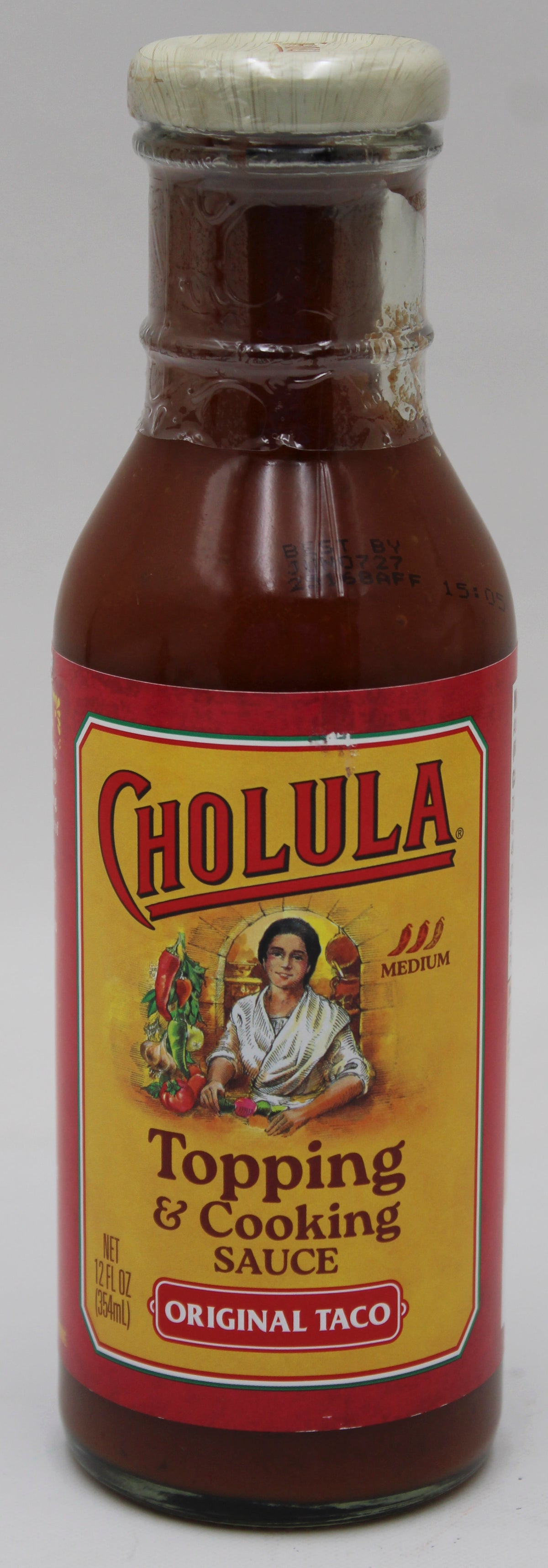CHOLULA TACO SAUCE 12 FL OZ BB  6/7/27