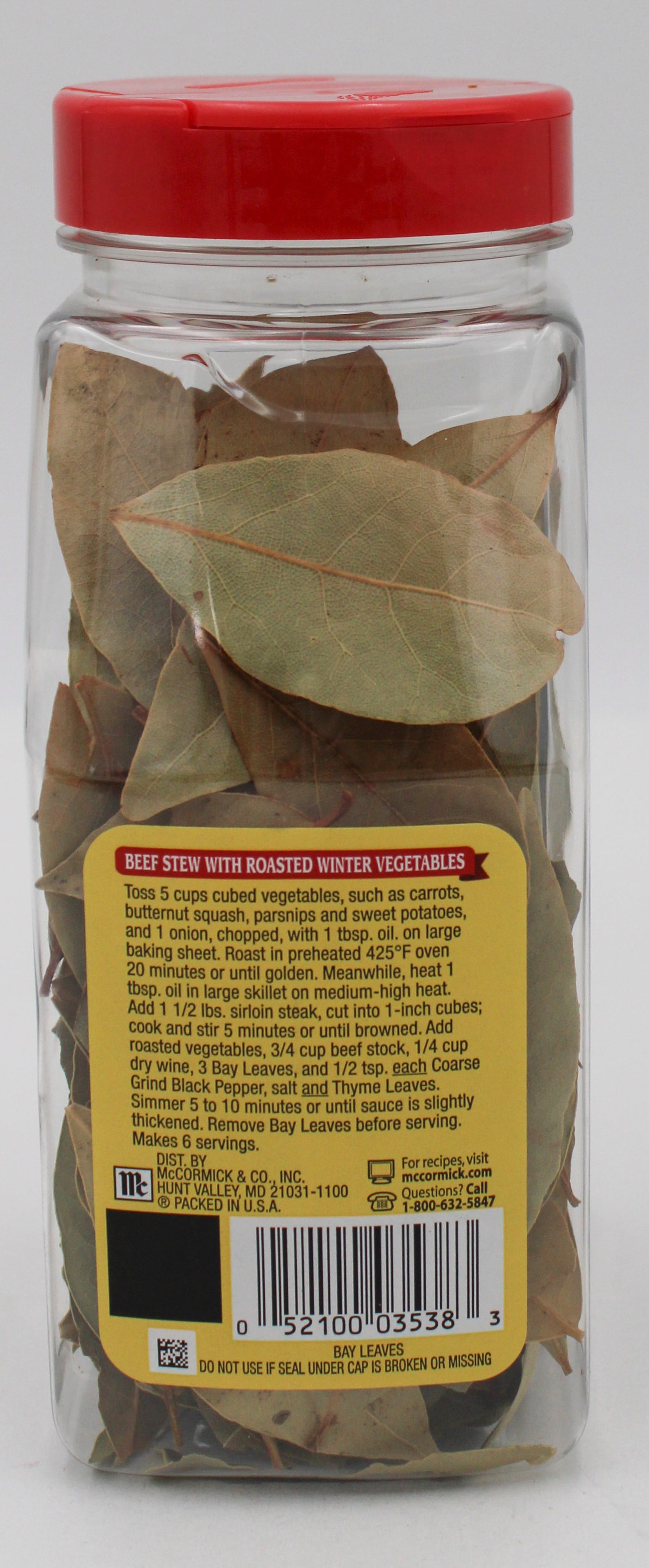 MCORMICK BAY LEAVES TURKISH 0.92 Oz BB 7/28/26