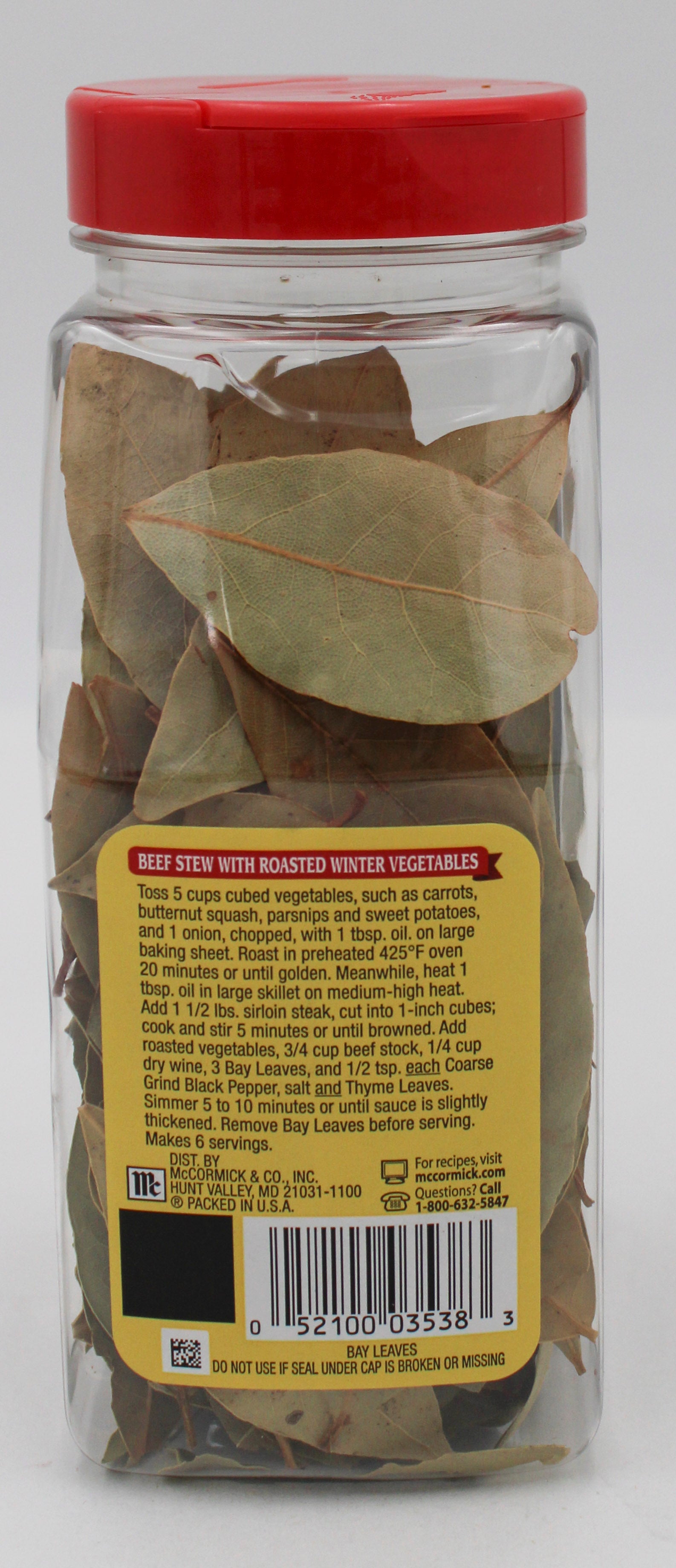 MCORMICK BAY LEAVES TURKISH 0.92 Oz BB 7/28/26