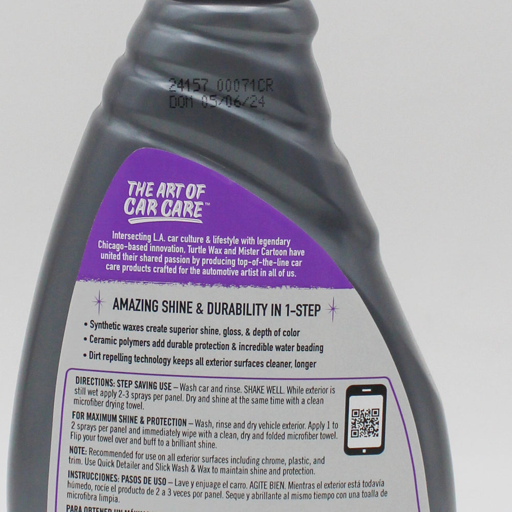 SP TURTLE WAX MISTER CARTOON WET OR DRY QUICK WAX 26oz