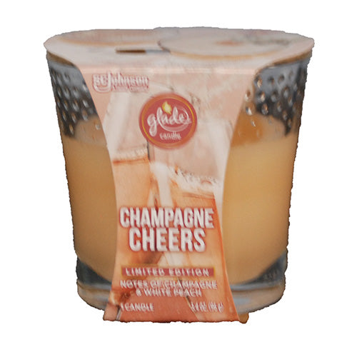 GLADE 1 WICK CANDLE 3.4OZ-CHAMPAGNE CHEERS