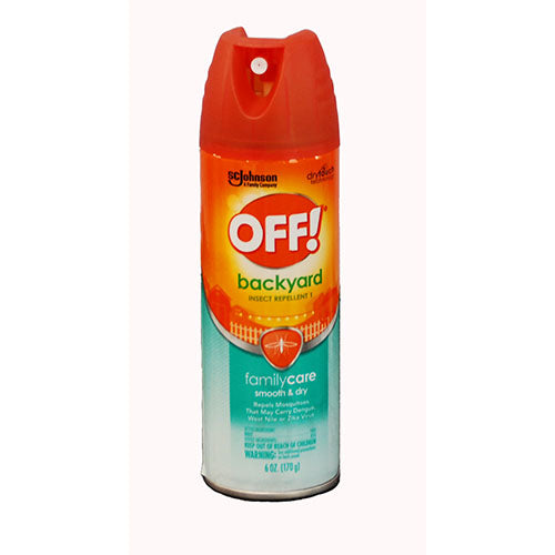 OFF BACKYARD INSECT REPELLENT FAMILY CARE SMOOTH&DRY 6OZ