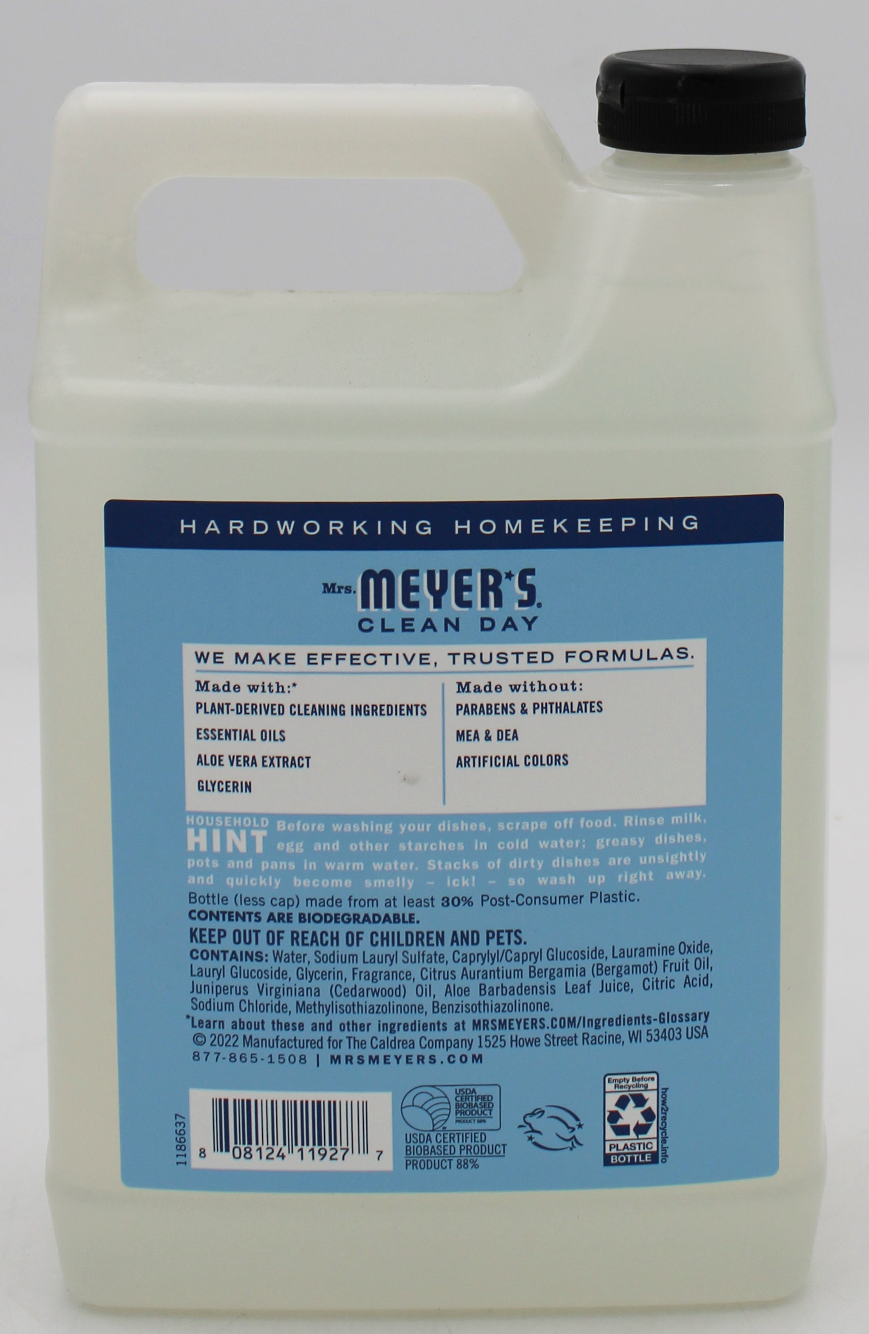 SP MEYER'S DISH SOAP REFILL RAINWATER SCENT 48oz