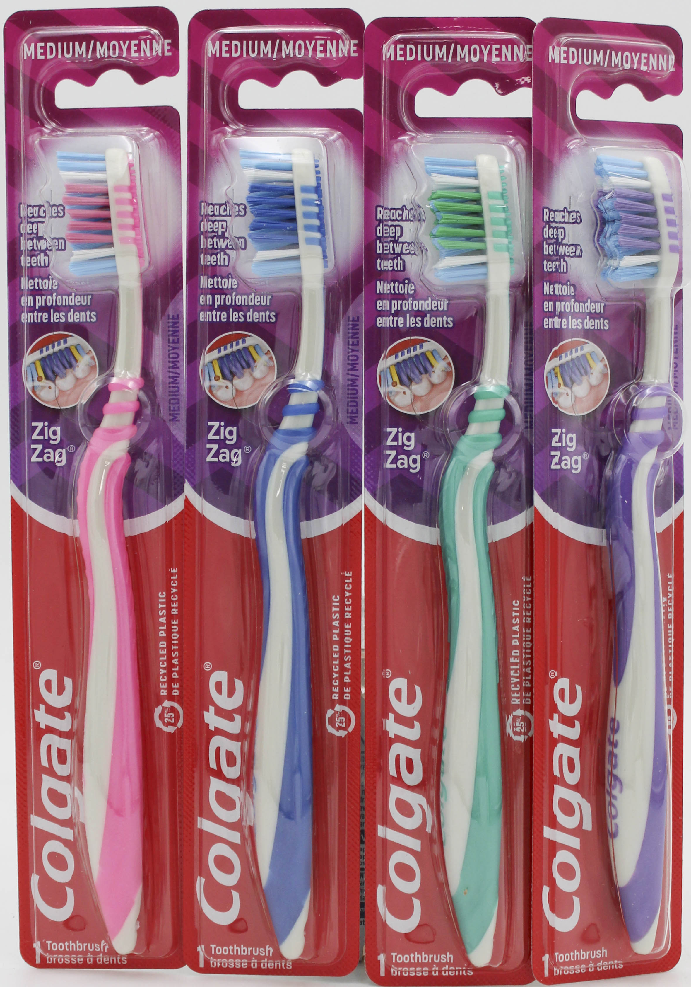 COLGATE ZIGZAG TOOTHBRUSH - MEDIUM 1ct NI