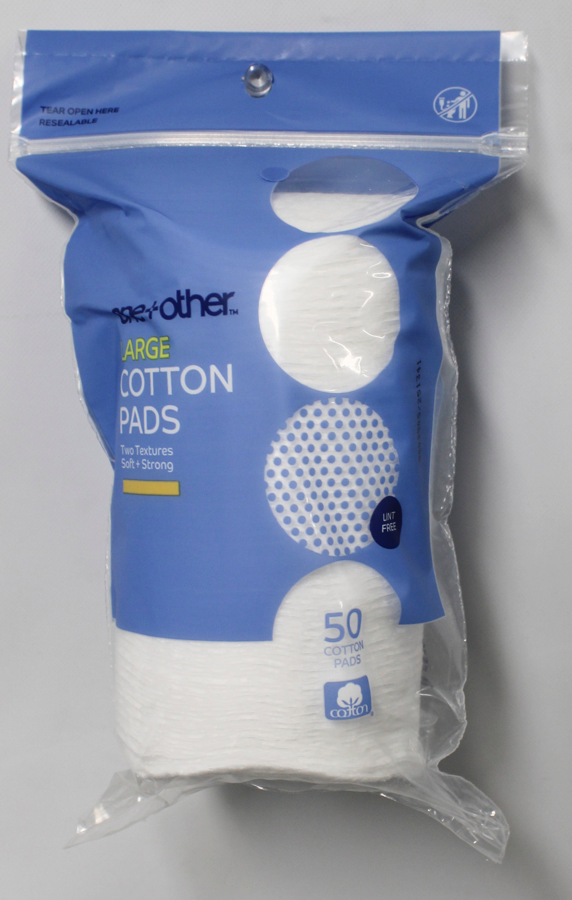 BEAUTY 360 LARGE PREMIUM COTTON PADS 50ct NI