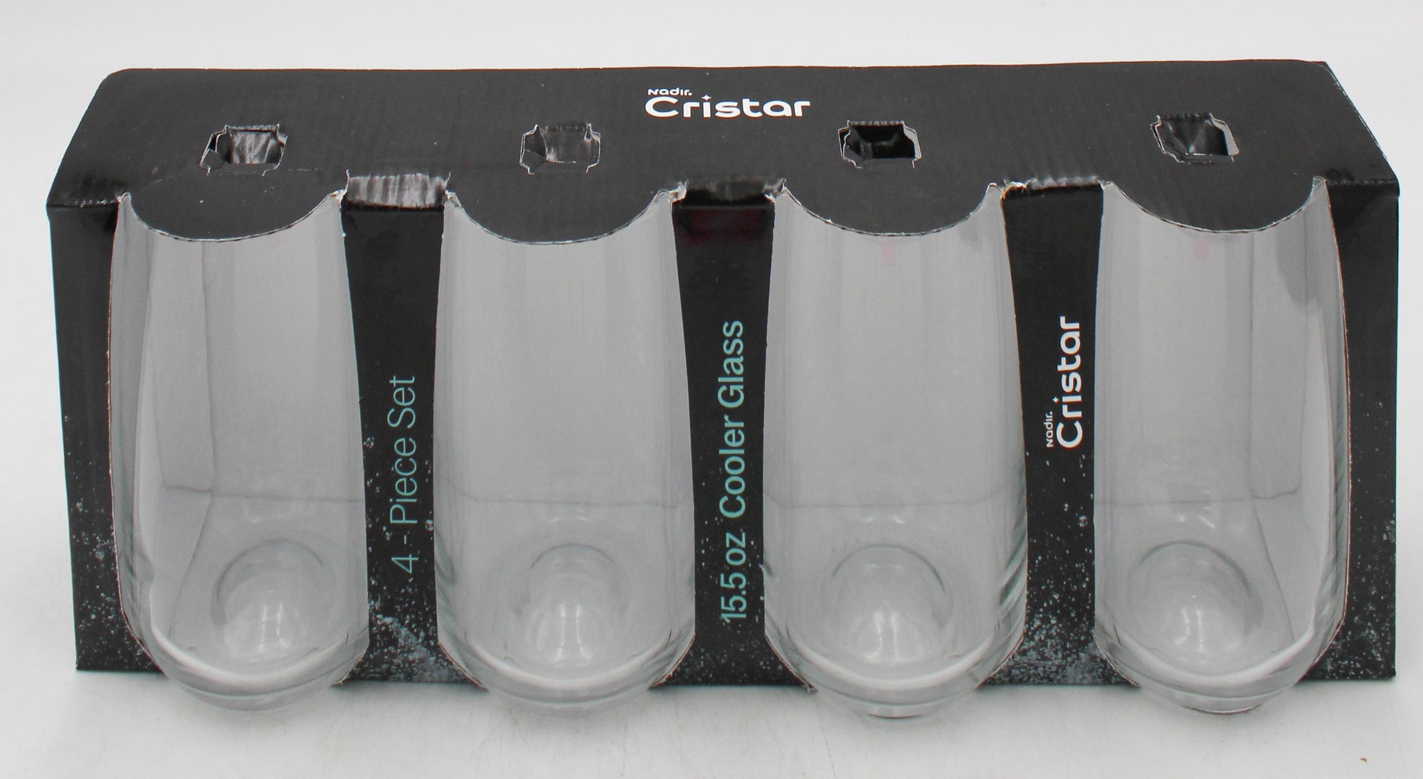 AGUA COOLER GLASS SET 4ct 15.5oz