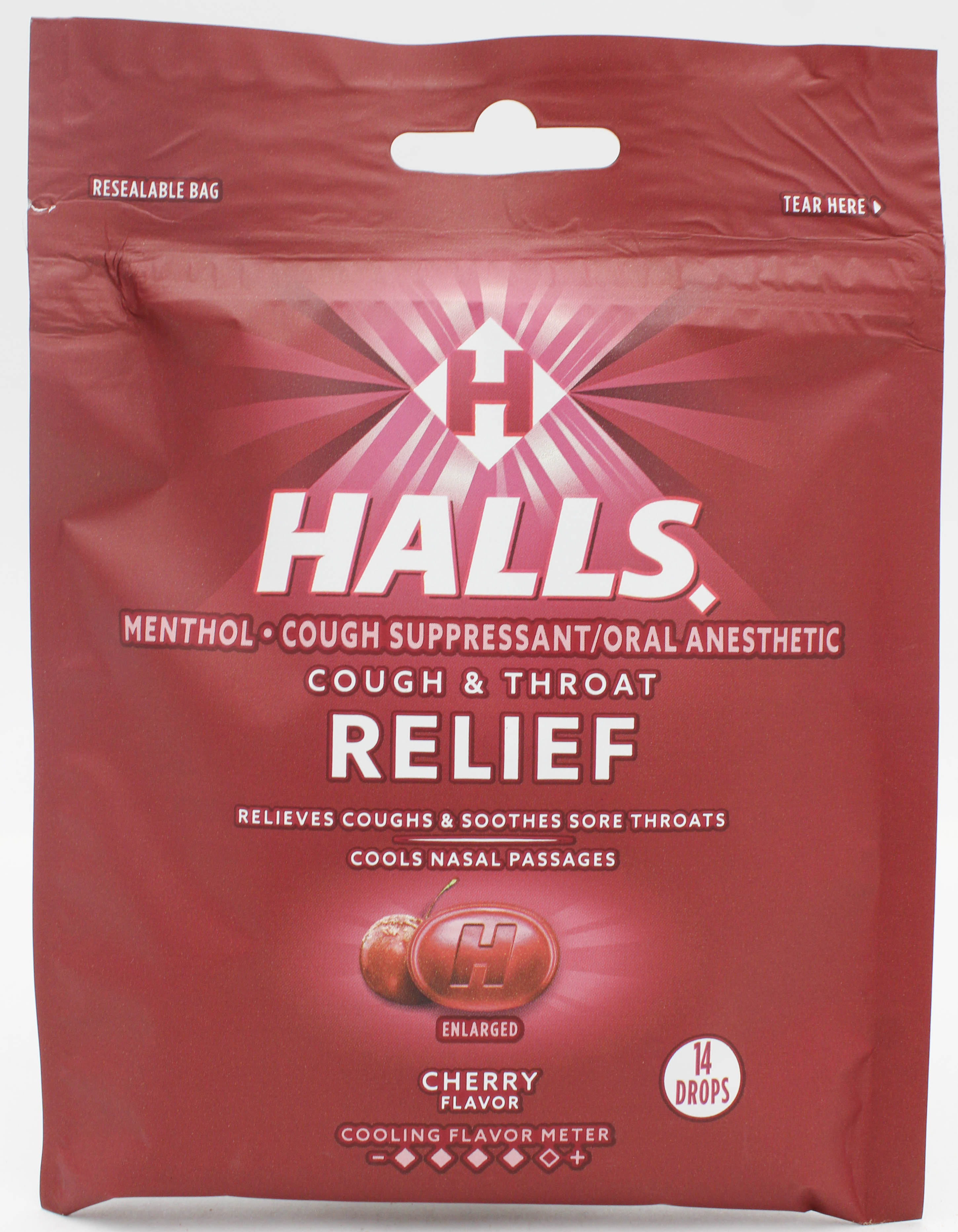 HALLS 14 PC CHERRY BAG EXP 10/16/26