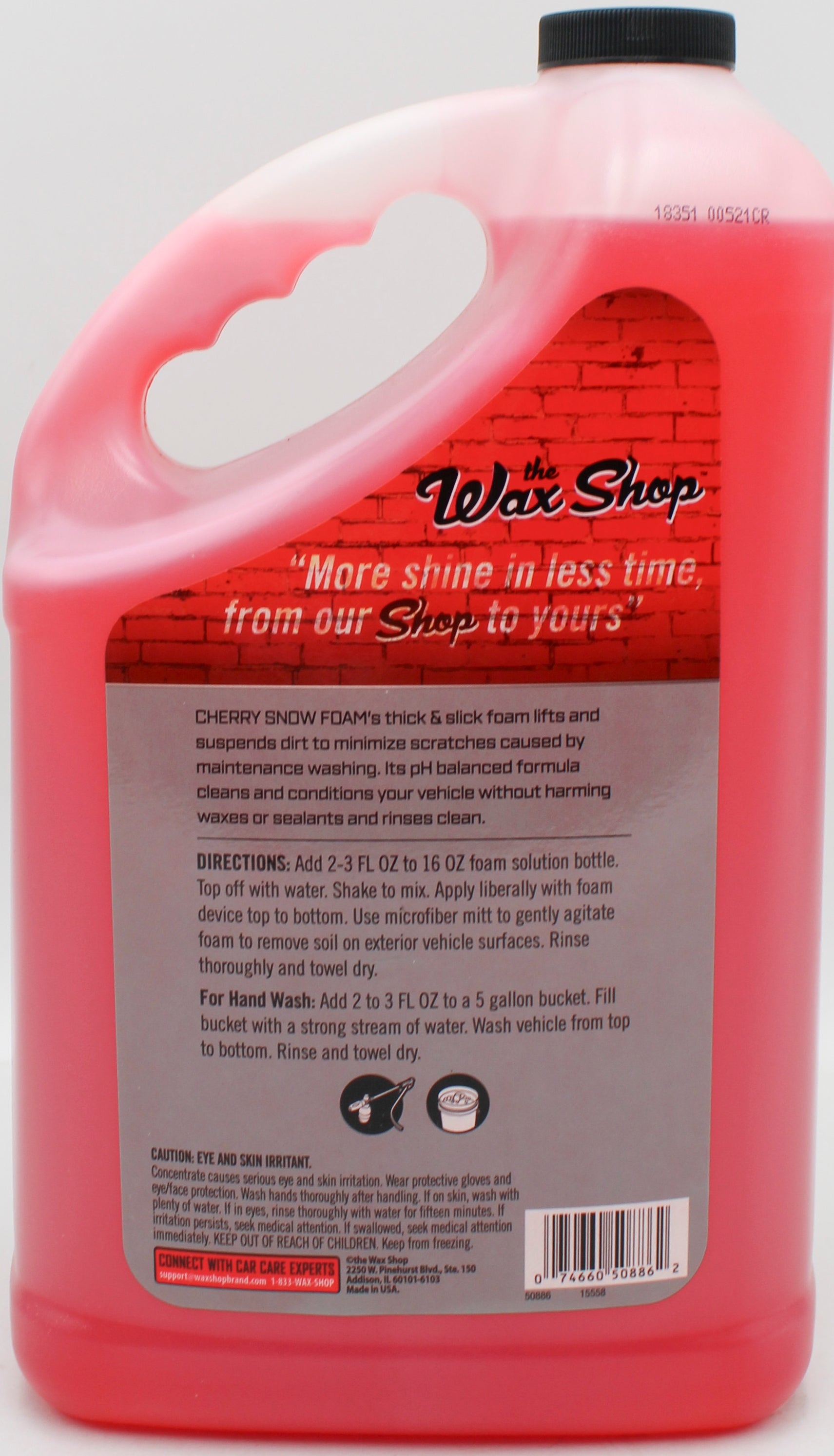 SP WAX SHOP SNOW FOAM CAR WASH 128oz-CHERRY
