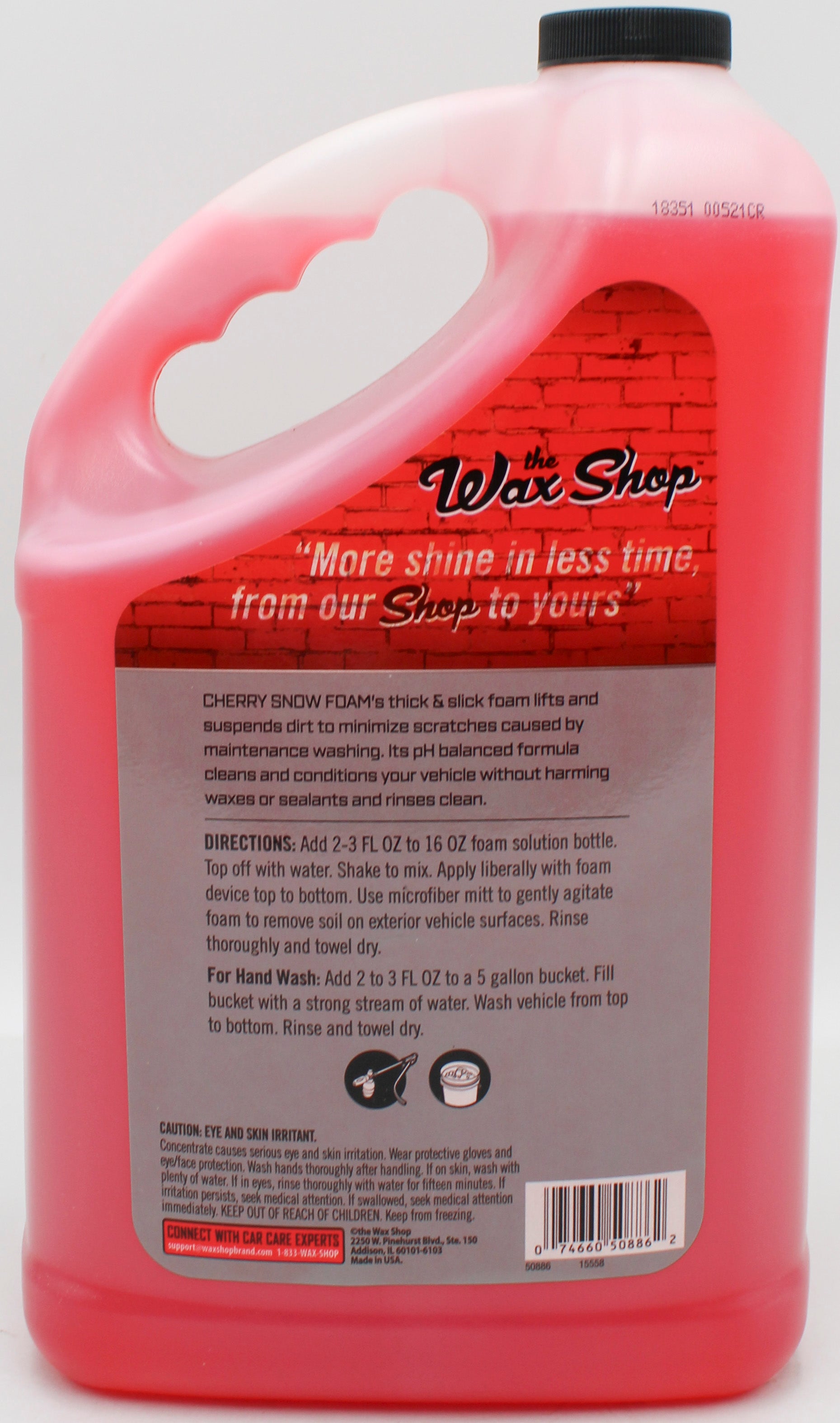 SP WAX SHOP SNOW FOAM CAR WASH 128oz-CHERRY