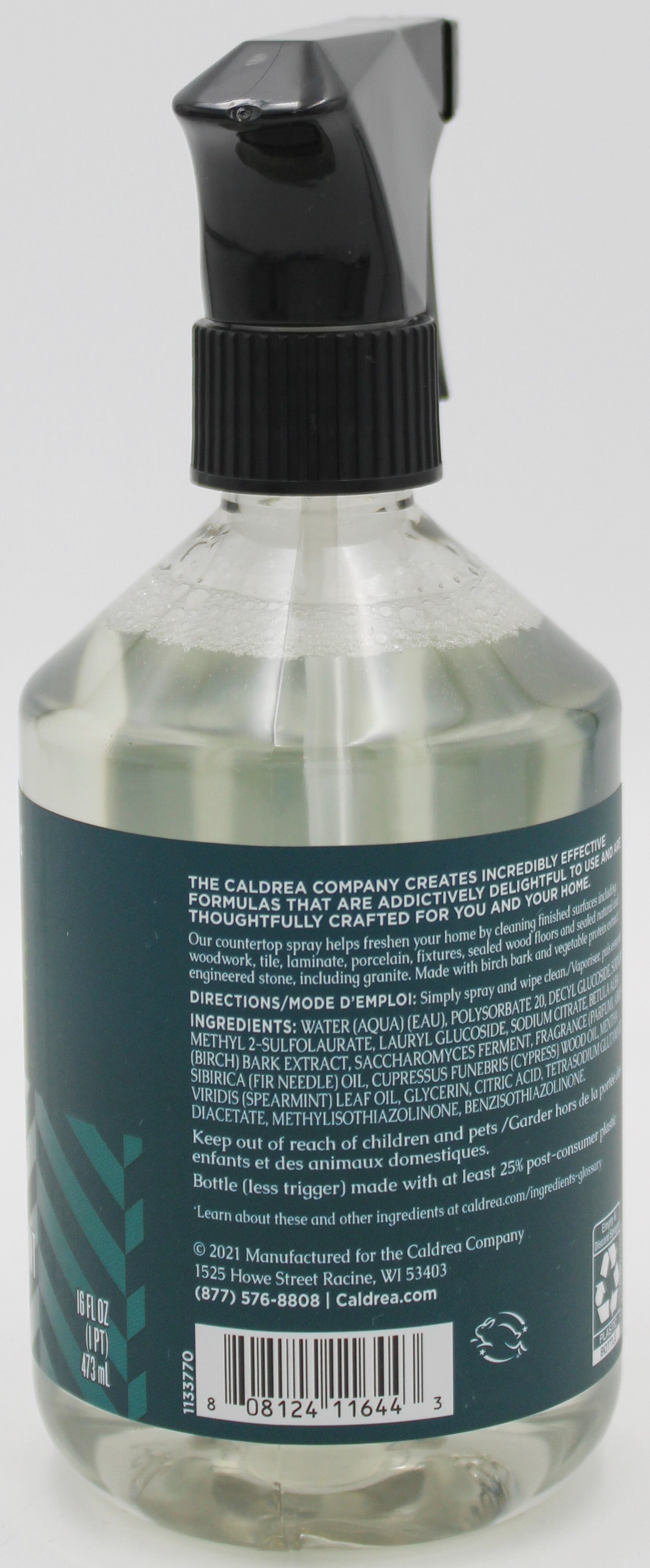 CALDREA COUNTERTOP CLEANER JUNIPER LAUREL MINT 16oz US