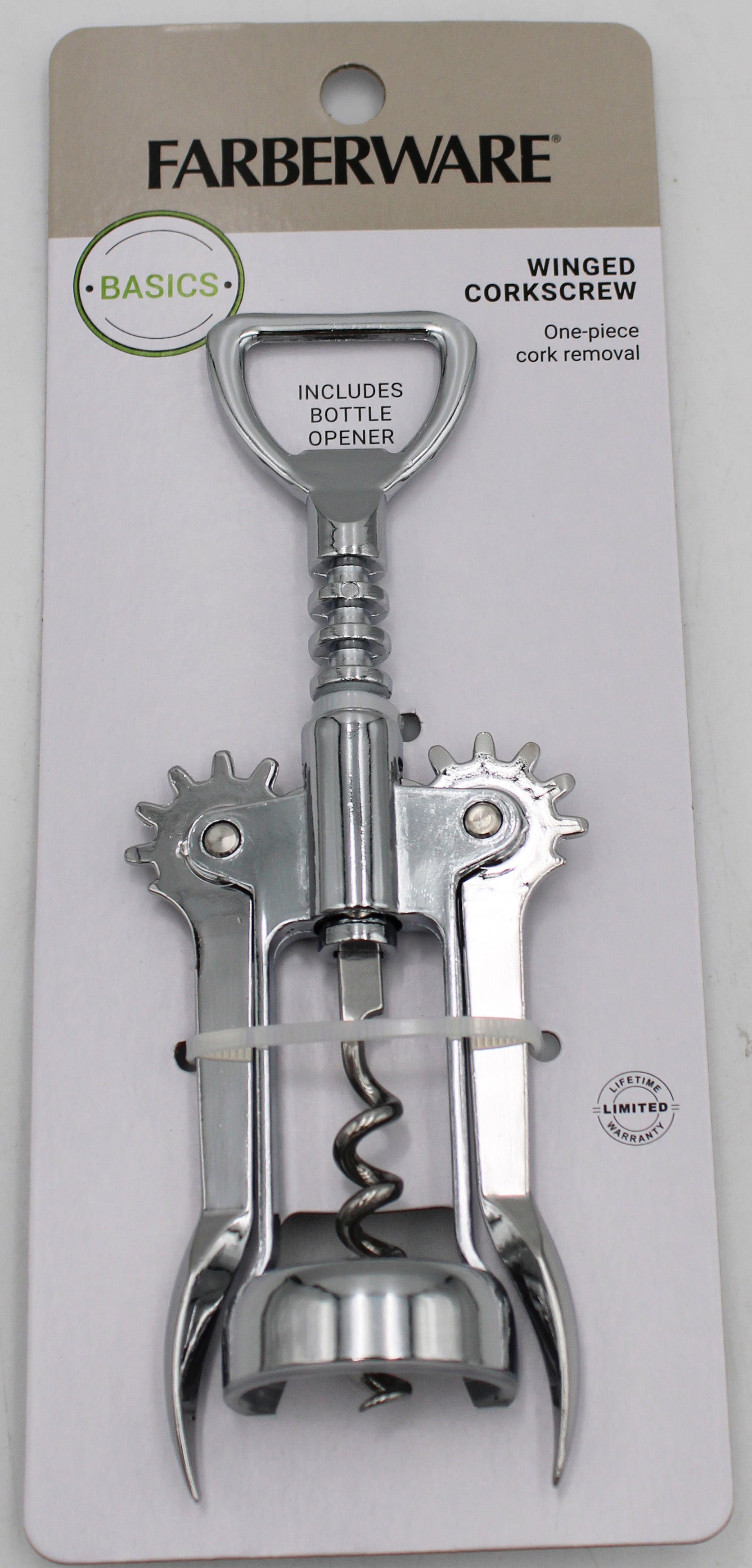 FARBERWARE BASIC CHROME WING CORKSCREW NI