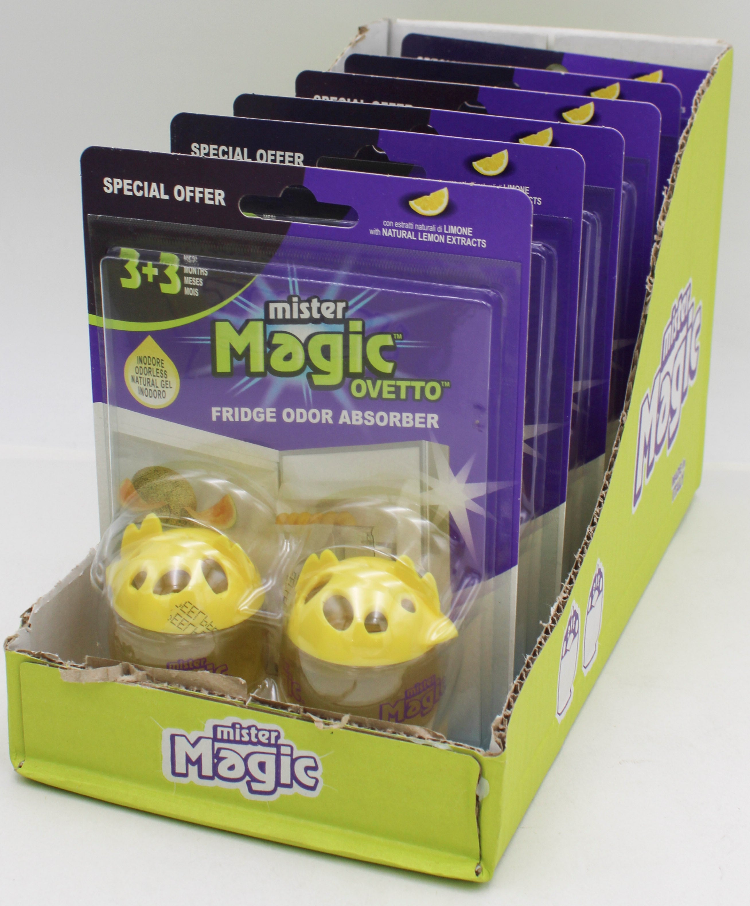 2CT FRIDGE ODOR ABSORBER - LEMON