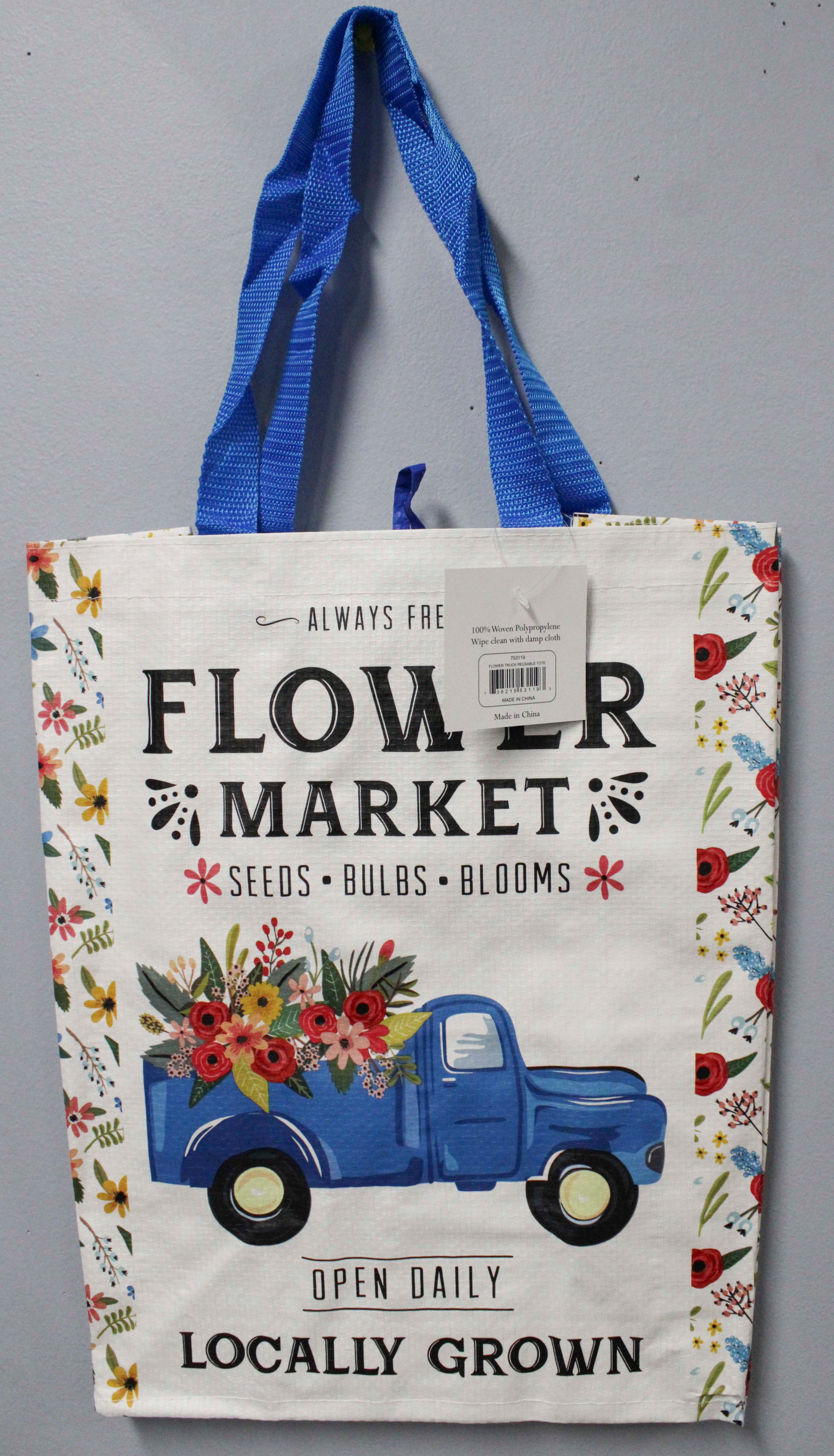 REUSABLE TOTE - FLOWER TRUCK
