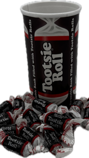 TOOTSIE ROLL BANK 3.5OZ/24   BB 7/24/25