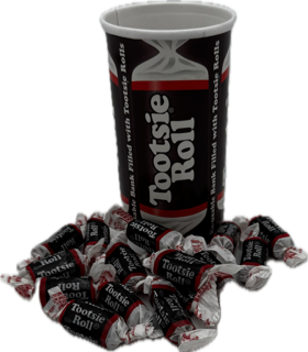 TOOTSIE ROLL BANK 3.5OZ/24   BB 7/24/25