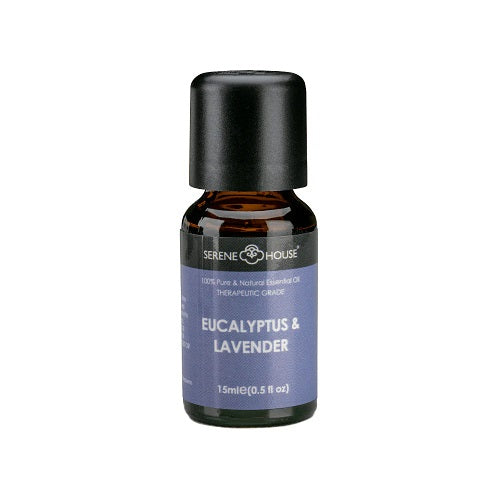 EUCALYPTUS & LAVENDER 100% NATURAL ESSENTIAL OIL BLEND - 0.5oz