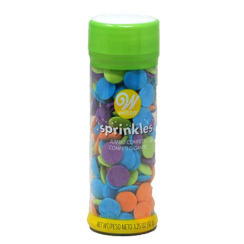WILTON SPRINKLES 3.25oz-JUMBO CONFTTI