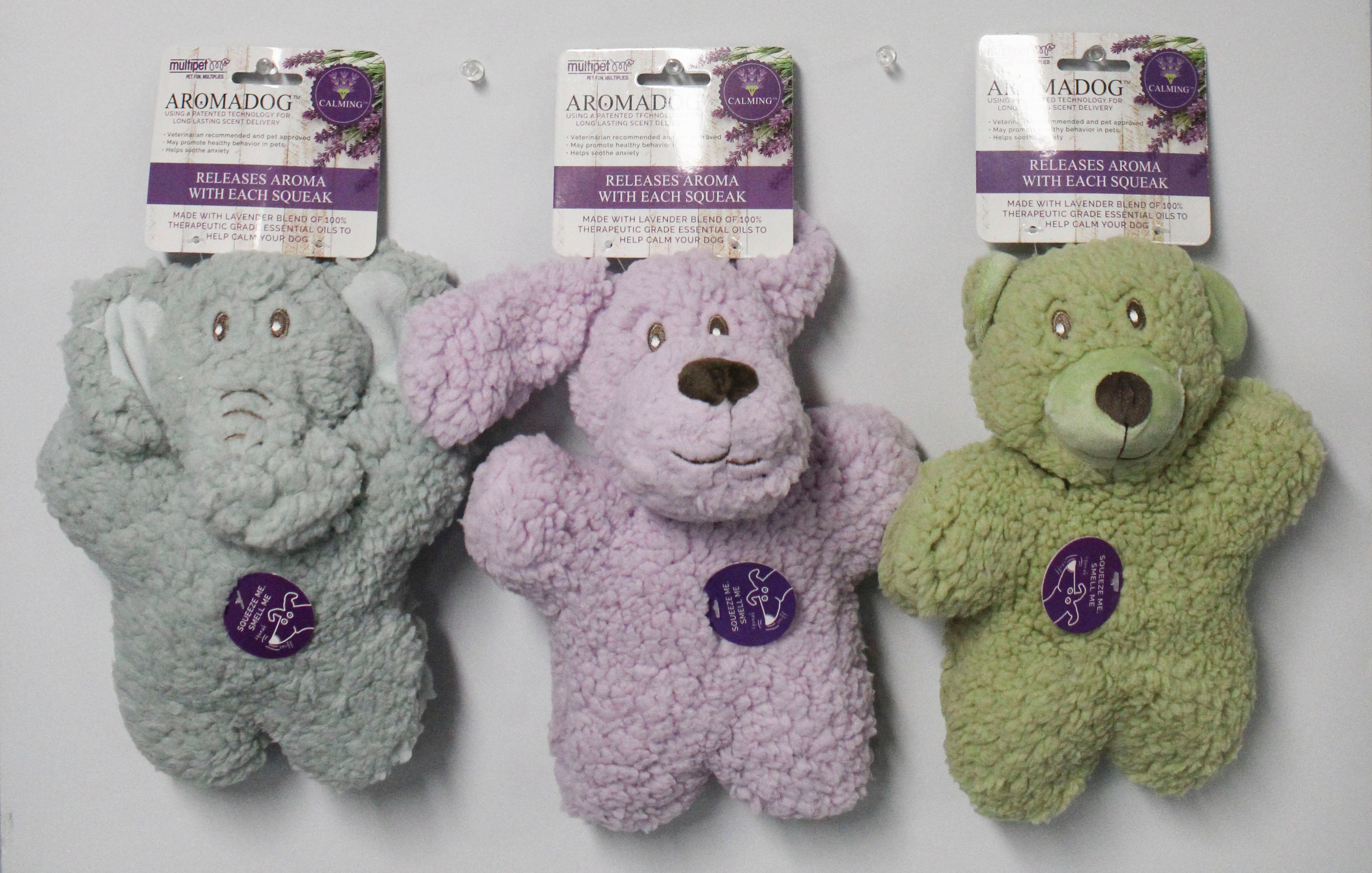 AROMADOG CALM FLEECE ANIMALS DOG TOY