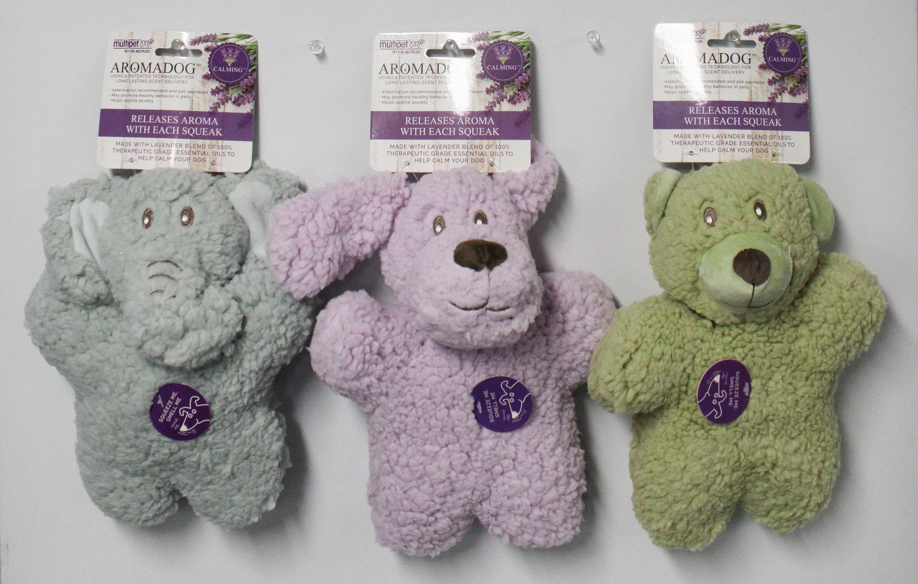 AROMADOG CALM FLEECE ANIMALS DOG TOY