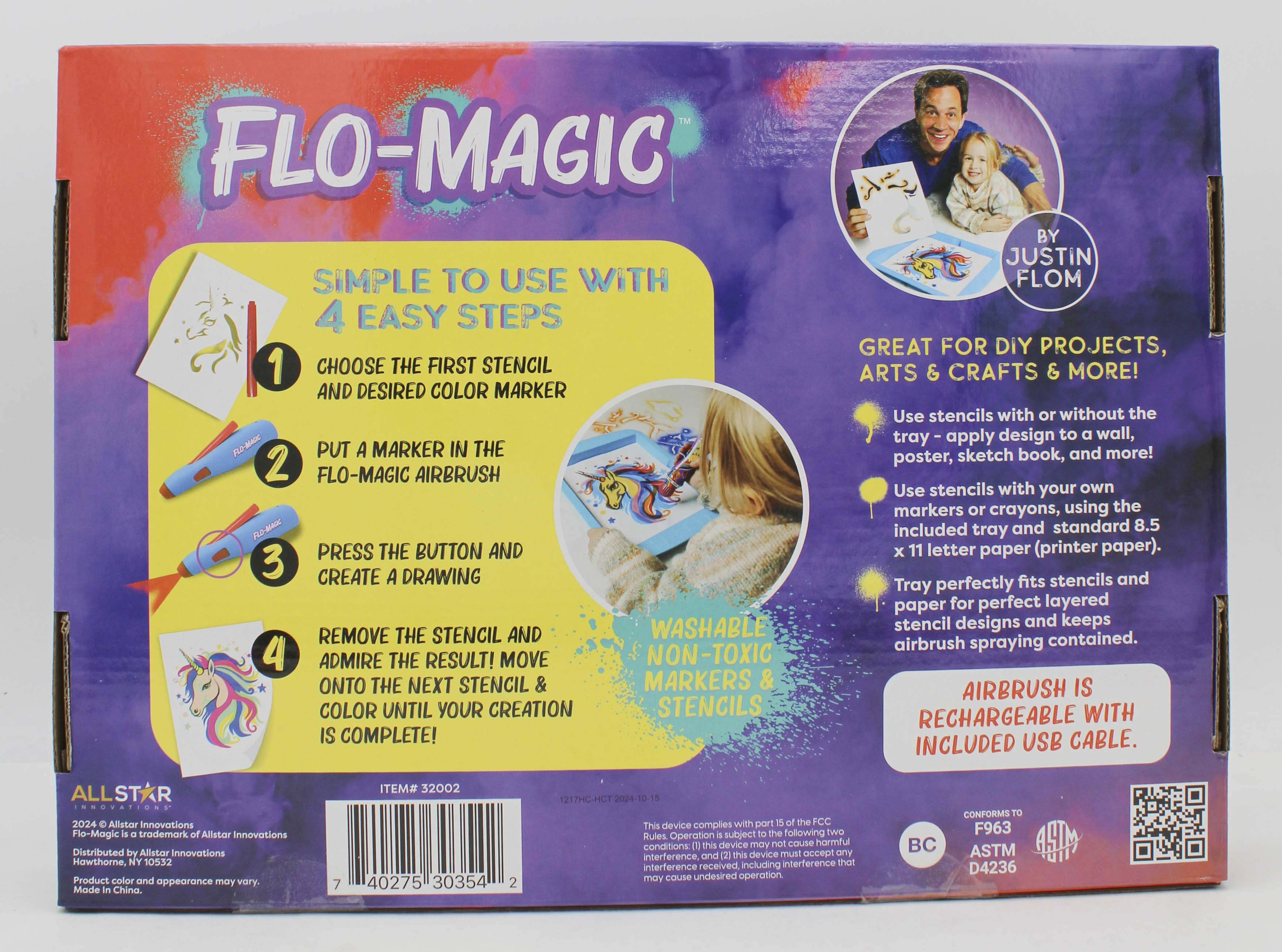 FLOMAGIC SPRAY STENCIL KIT ADVENTURE