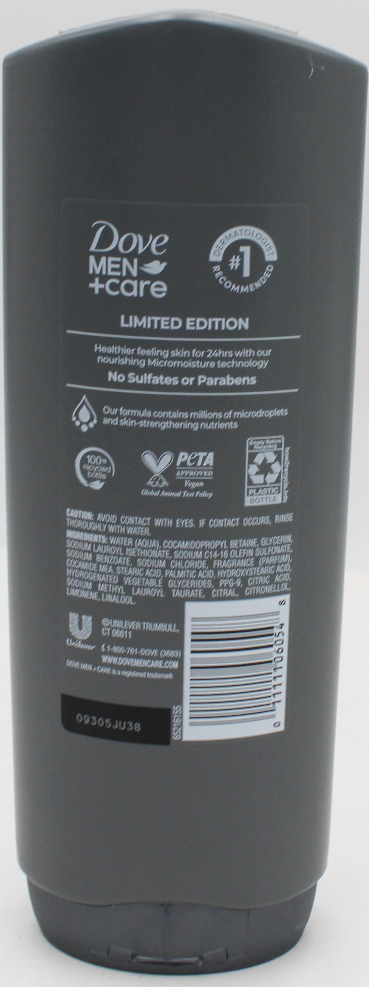 DOVE MENS CARE BODYWASH WINTER PINE + AMBER 18oz