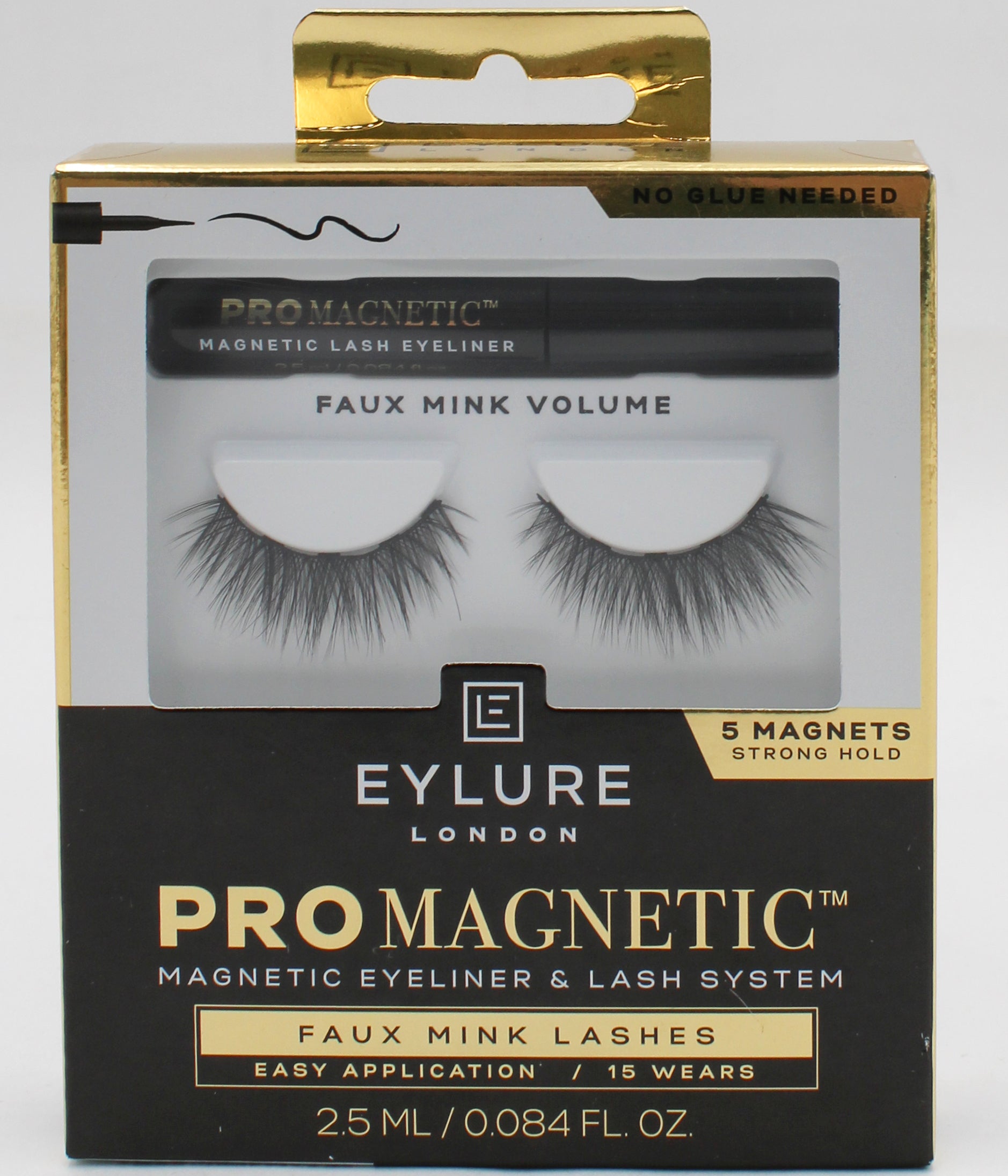 SP EYLURE LONDON PRO MAGNETIC FAUX MINK LASHES 2.5 ML/0.085 FL.OZ